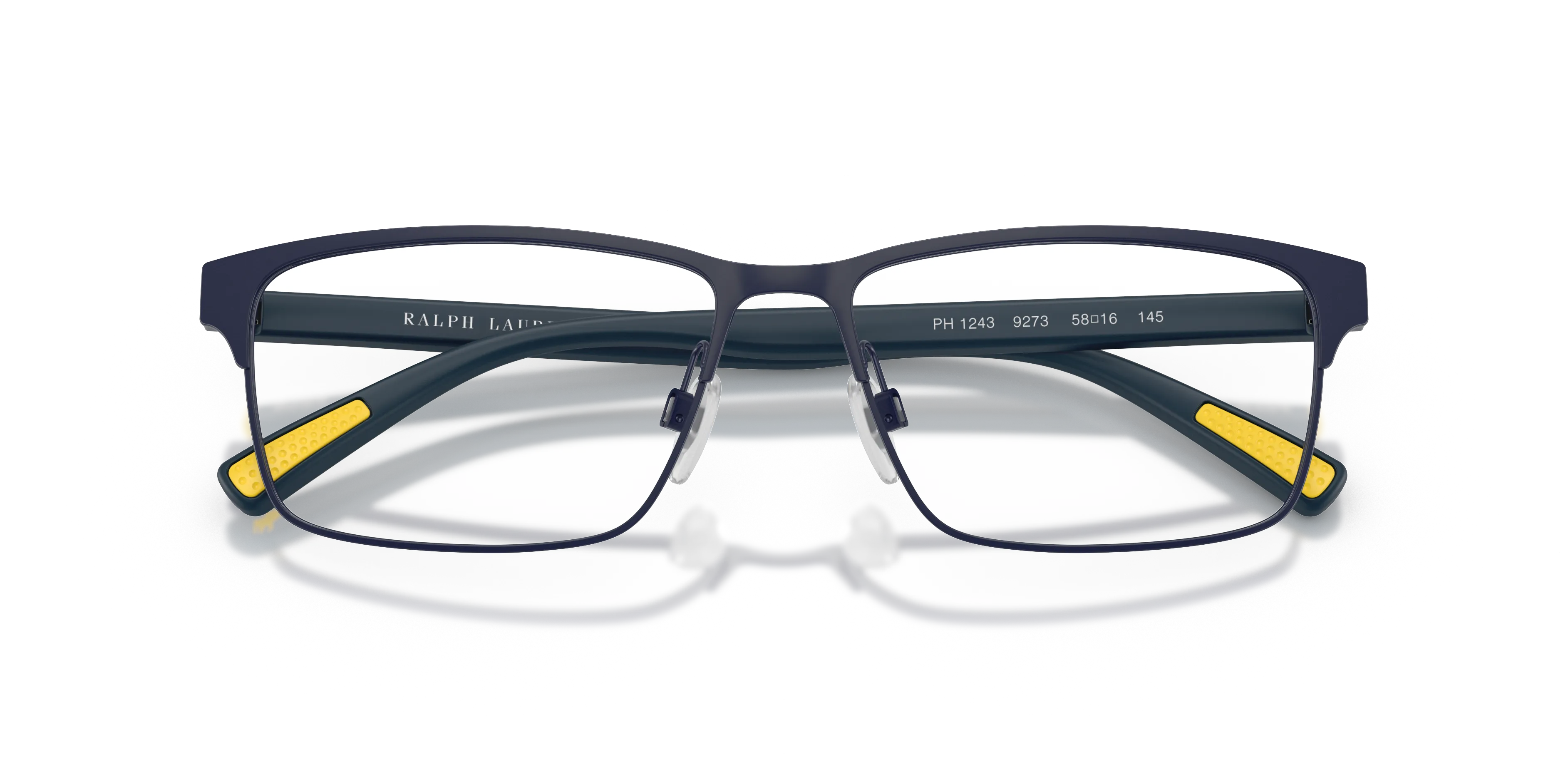 Polo Ralph Lauren PH1243 9273 Montature da vista Metallo Blu Squadrata Normale - immagine 2