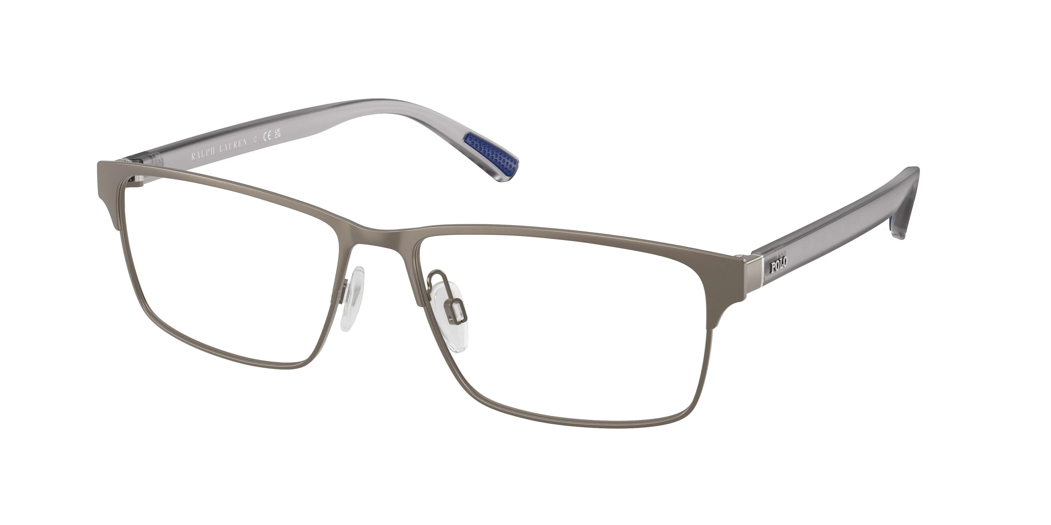 Polo Ralph Lauren PH1243 9266 Montature da vista Metallo Grigio Squadrata Normale - immagine 1