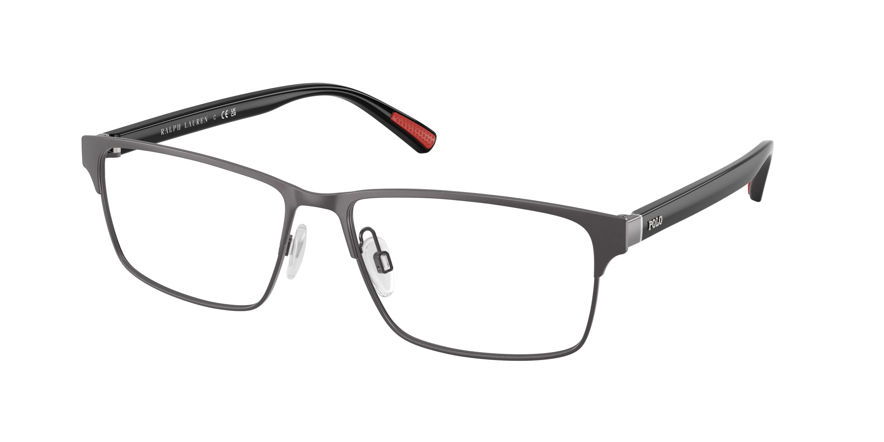Polo Ralph Lauren PH1243 9215 Montature da vista Metallo Grigio Squadrata Normale - immagine 1