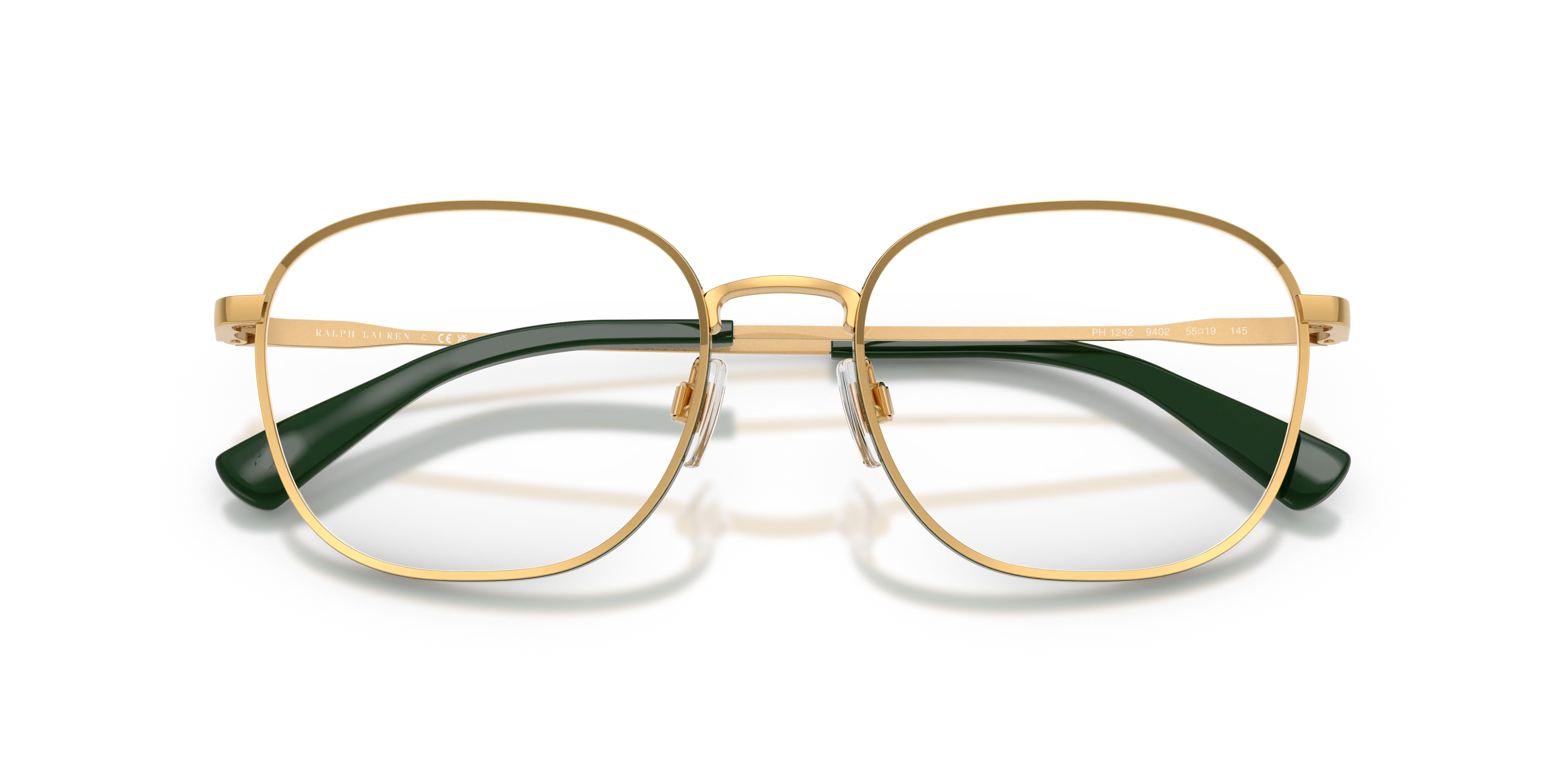 Polo Ralph Lauren PH1242 9402 Montature da vista Metallo Oro Squadrata Normale - immagine 2