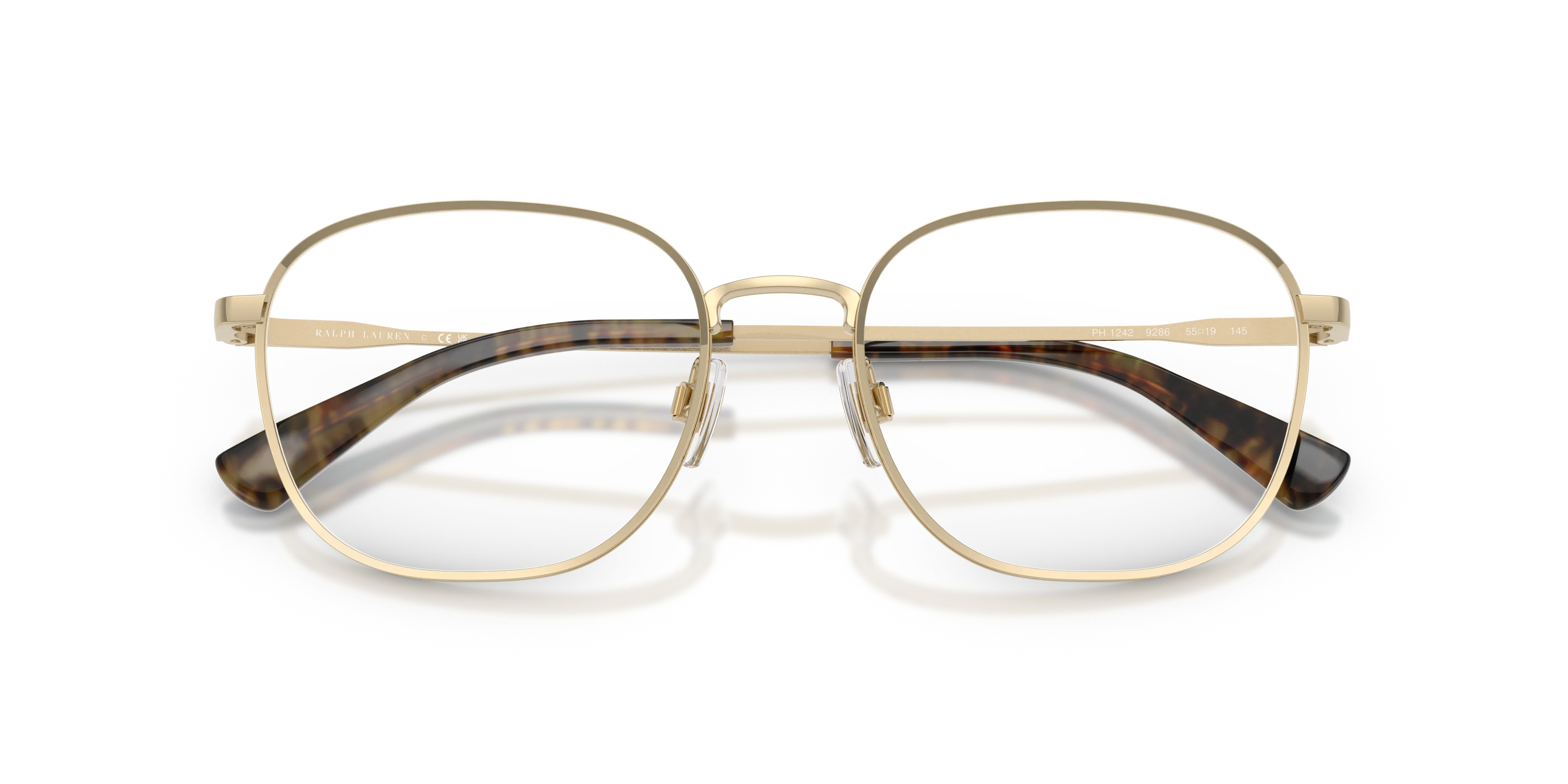 Polo Ralph Lauren PH1242 9286 Montature da vista Metallo Oro Squadrata Normale - immagine 2