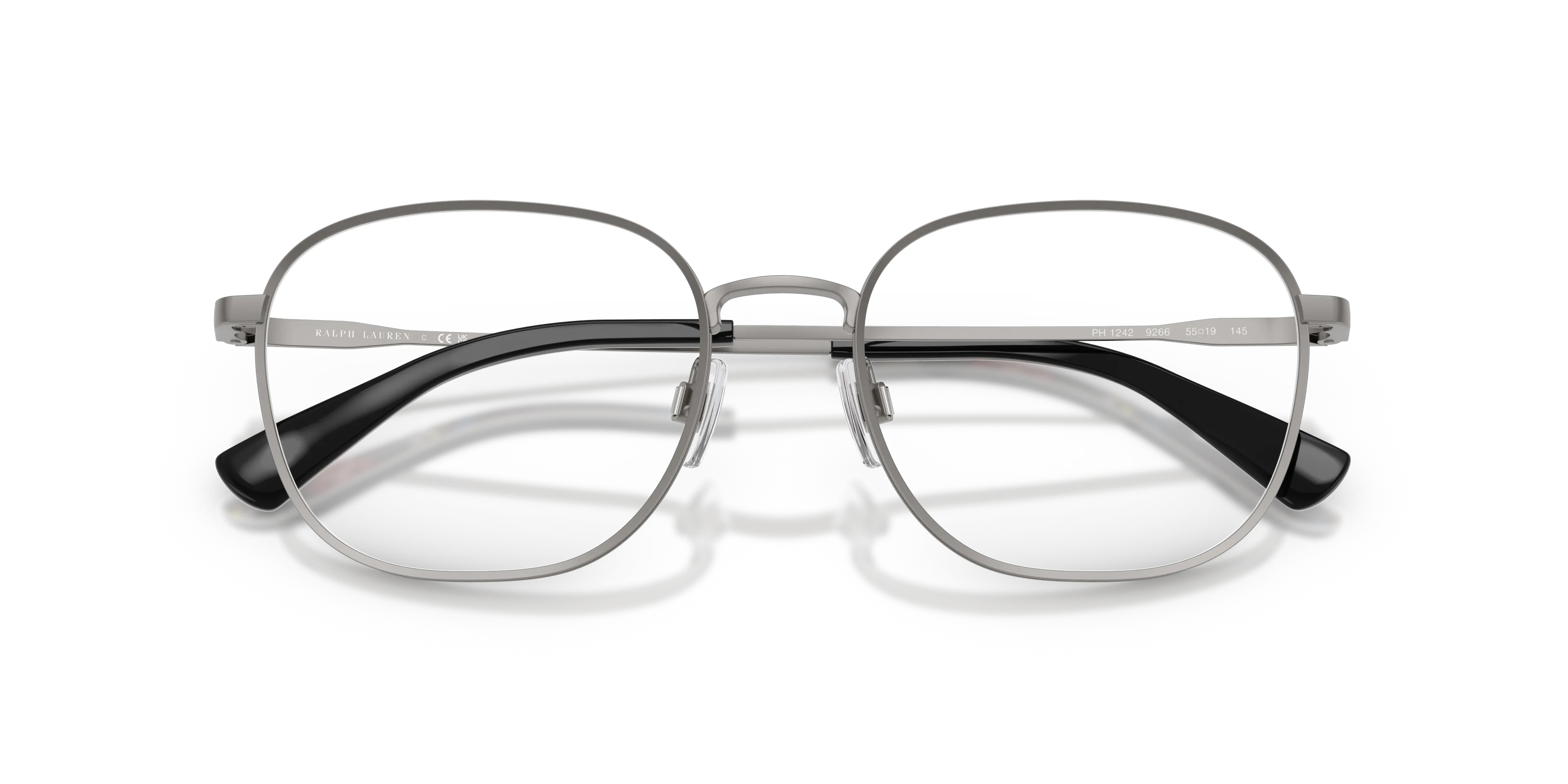 Polo Ralph Lauren PH1242 9266 Montature da vista Metallo Grigio Squadrata Normale - immagine 2