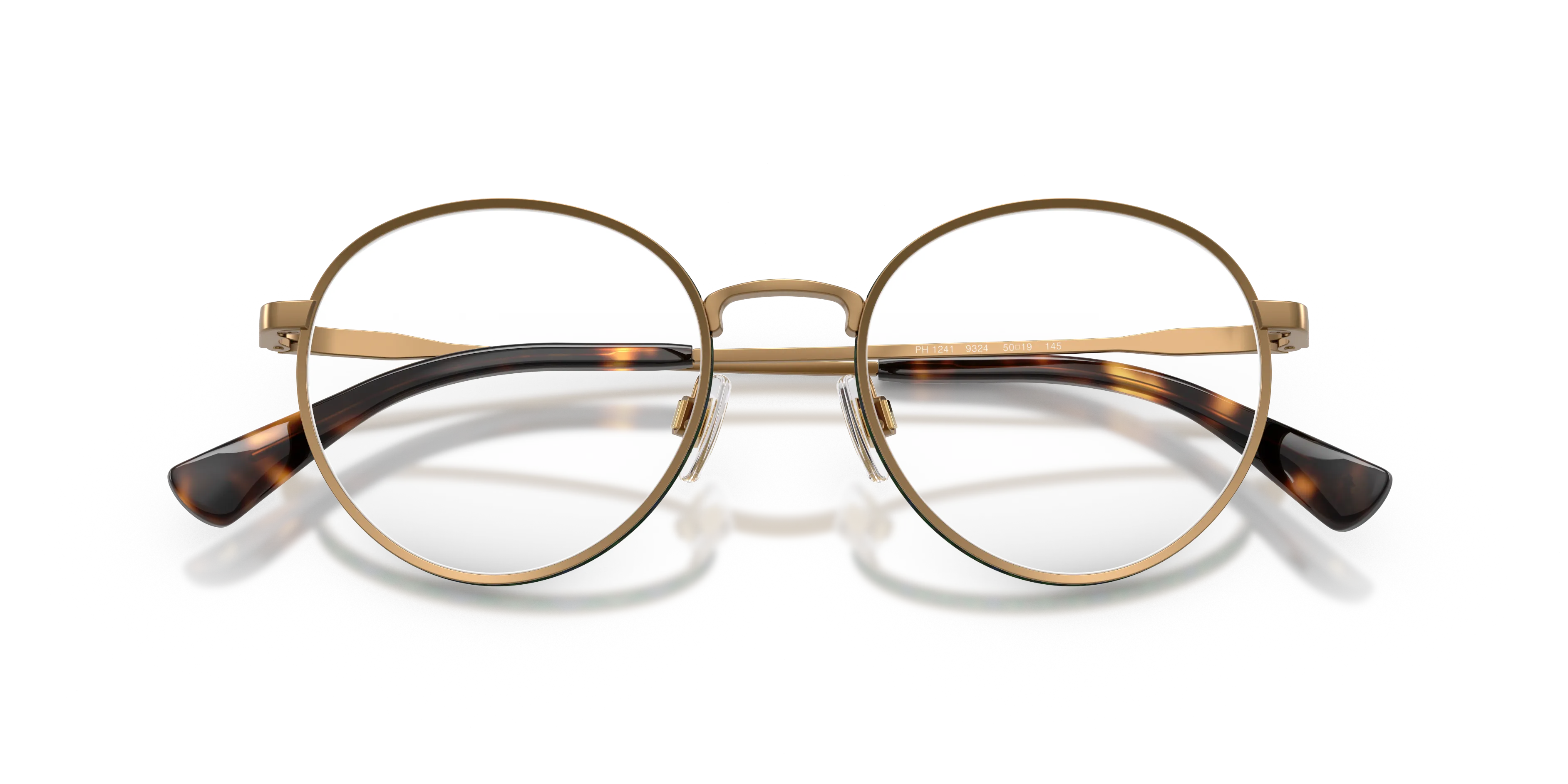 Polo Ralph Lauren PH1241 9324 Montature da vista Metallo Marrone Pantos Normale - immagine 2