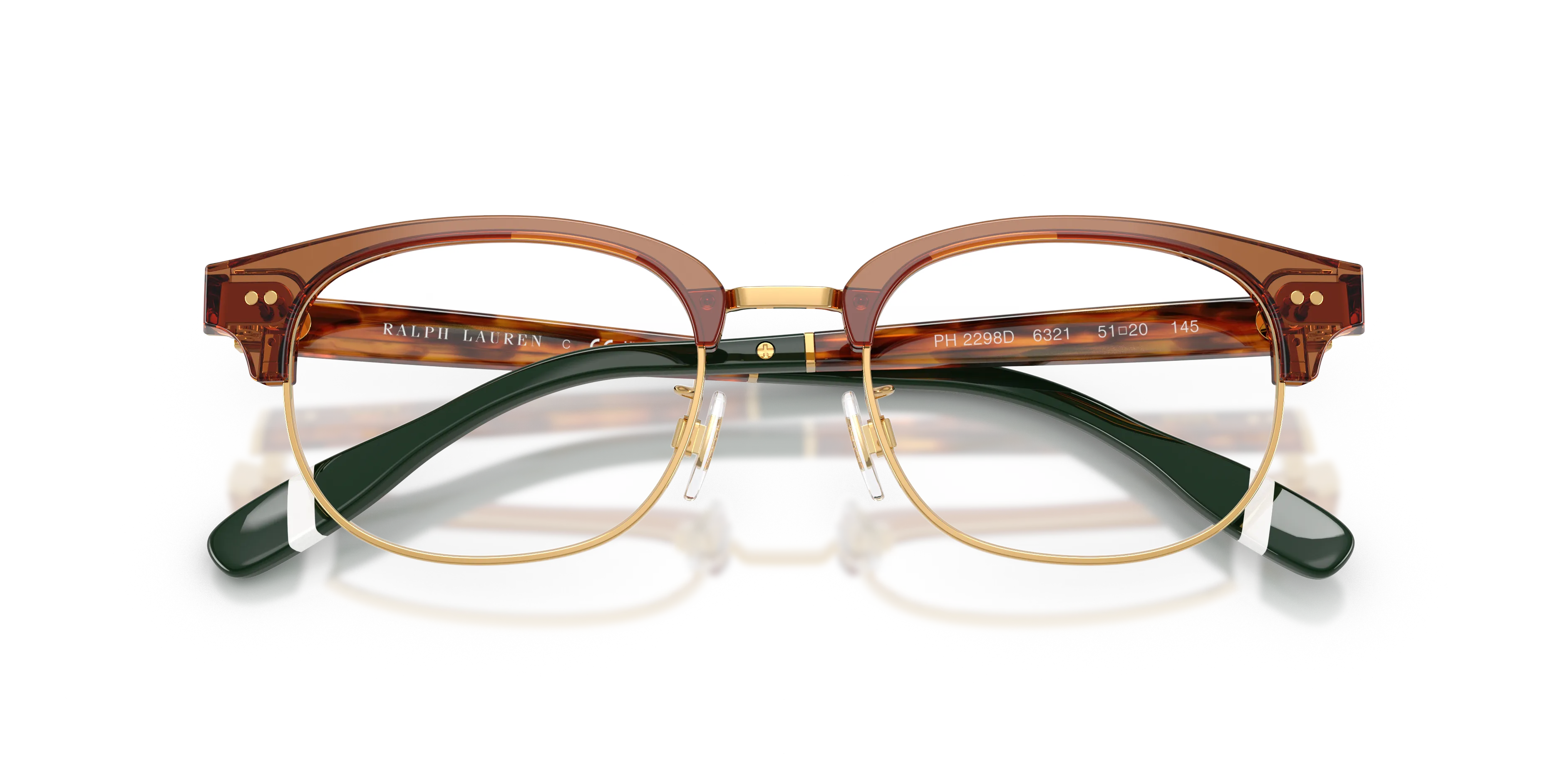 Polo Ralph Lauren PH2298D 6321 Montature da vista Acetato Marrone Squadrata Normale - immagine 2