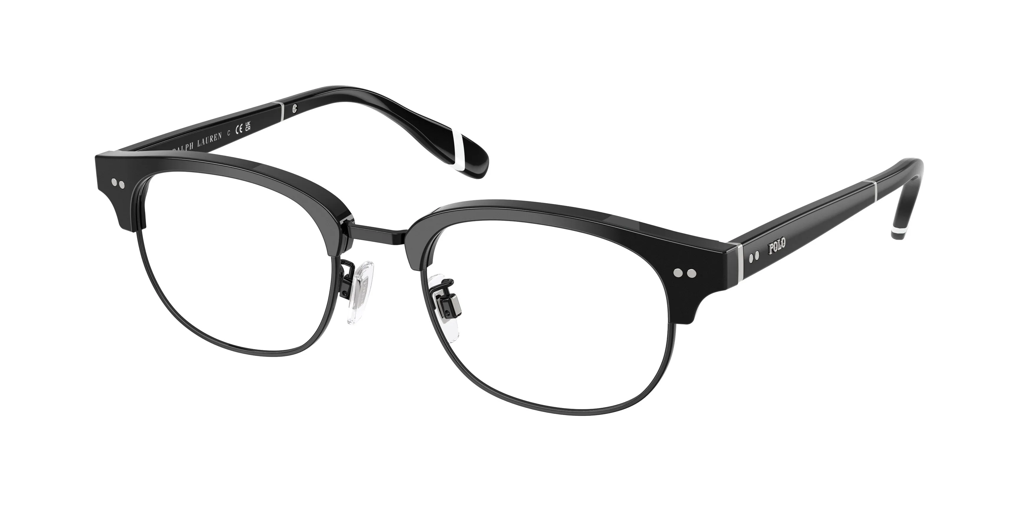 Polo Ralph Lauren PH2298D 5523 Montature da vista Acetato Nero Squadrata Normale - immagine 1