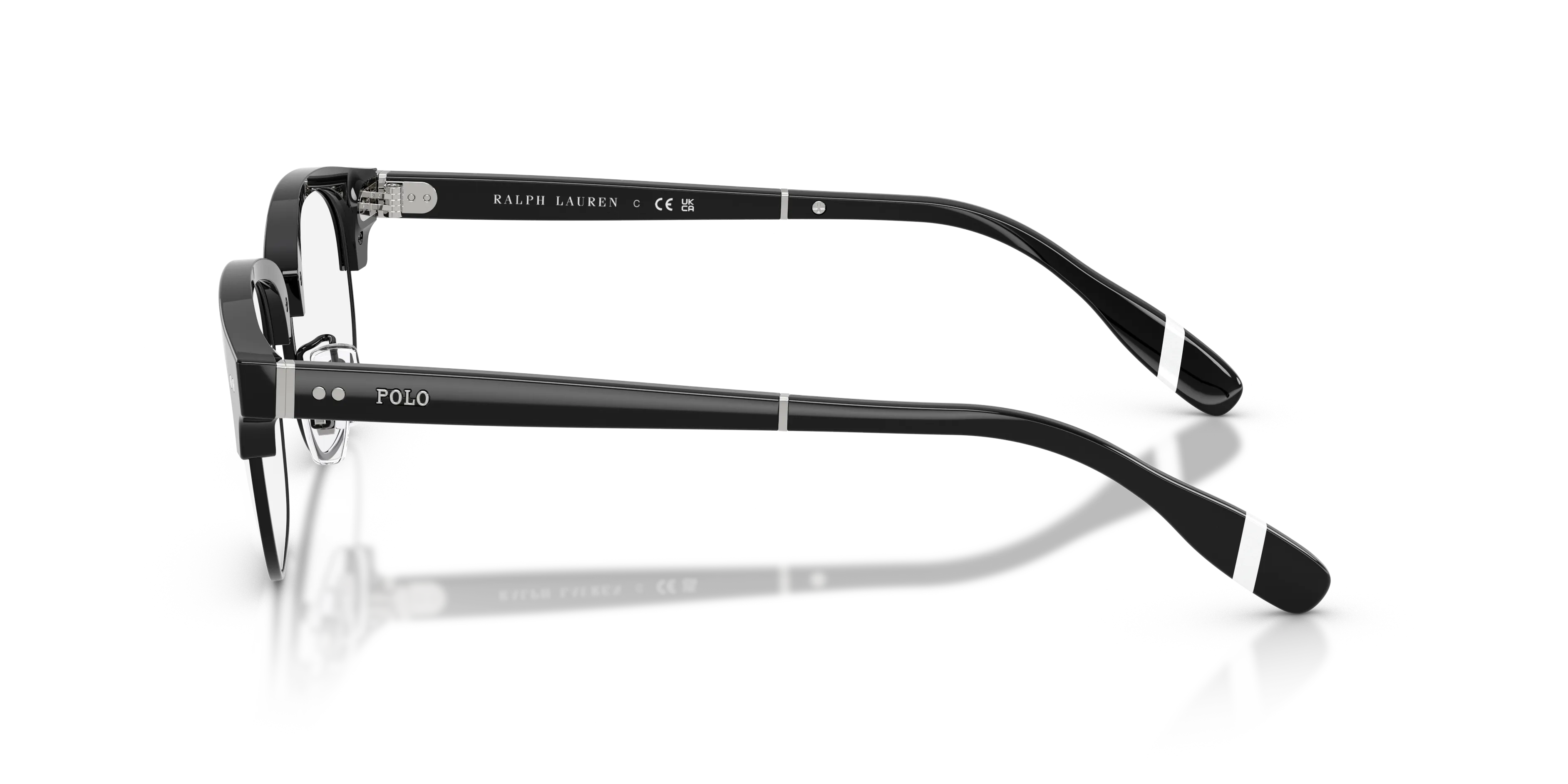 Polo Ralph Lauren PH2298D 5523 Montature da vista Acetato Nero Squadrata Normale - immagine 4