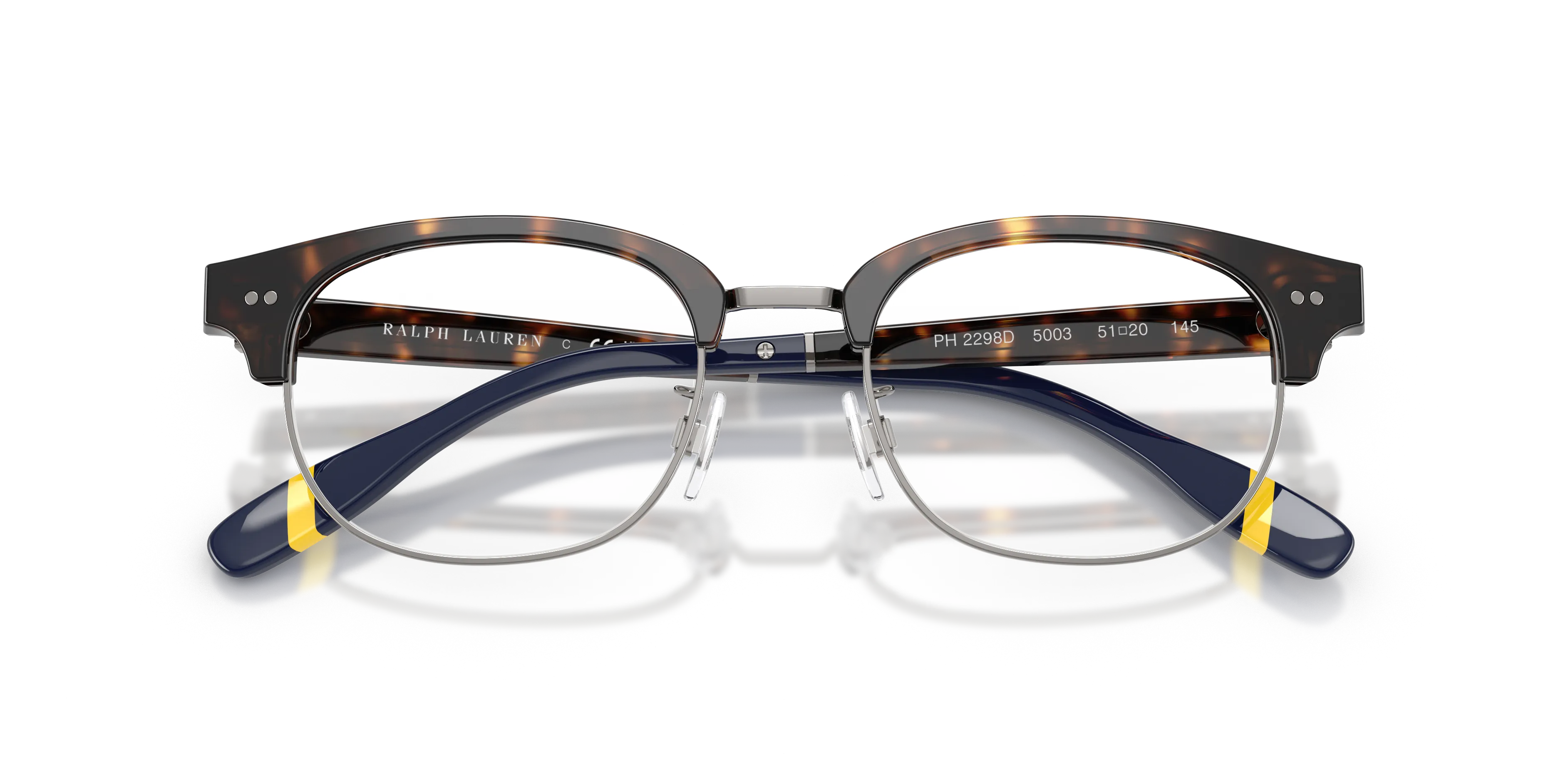 Polo Ralph Lauren PH2298D 5003 Montature da vista Acetato Tartaruga Squadrata Normale - immagine 2