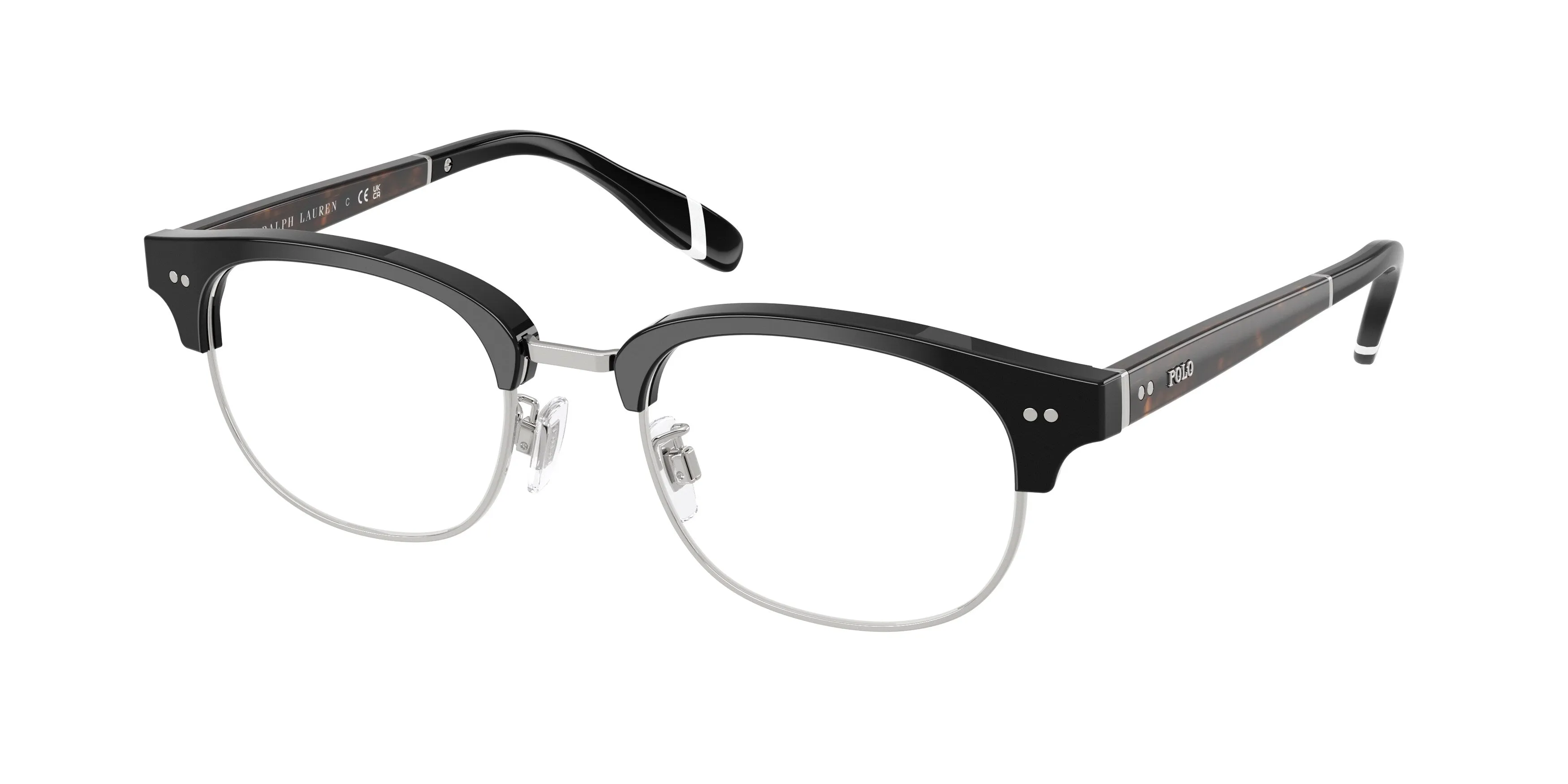 Polo Ralph Lauren PH2298D 5001 Montature da vista Acetato Nero Squadrata Normale - immagine 1