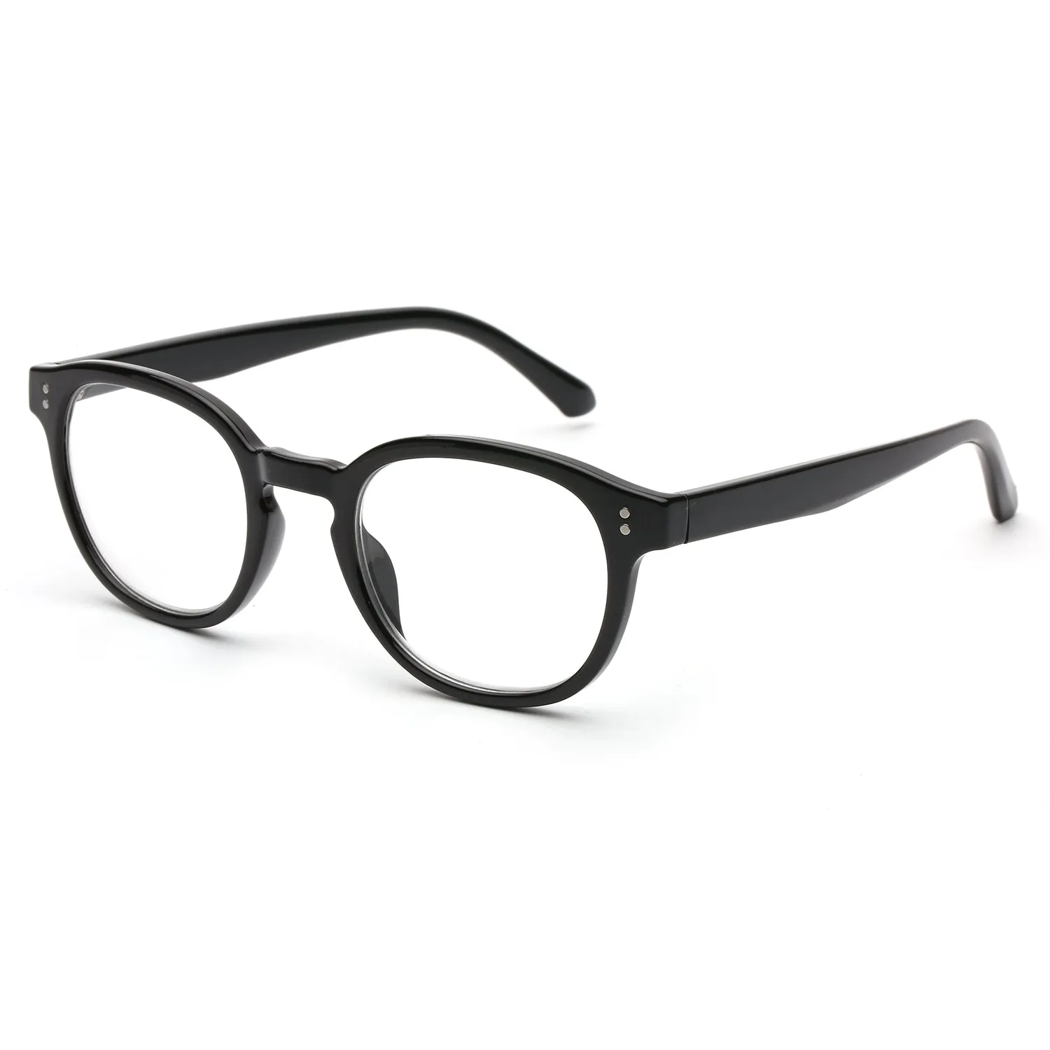 Vitallite Unisex MOD. 523 Occhiali da lettura Acetato Blu Rotonda - immagine 1