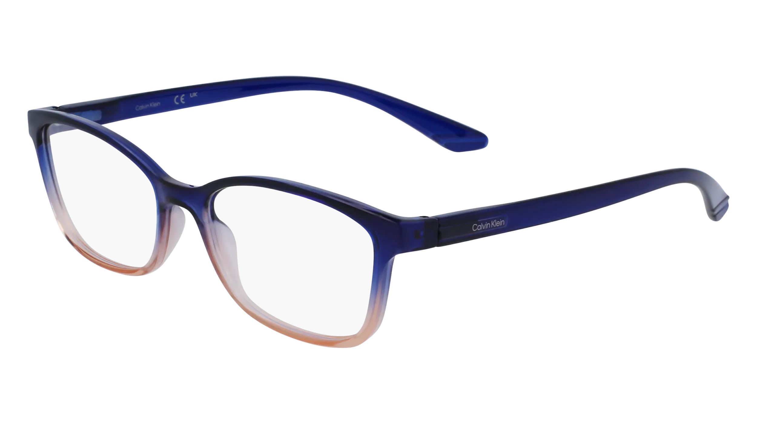 Calvin Klein CK23525N 438 Montature da vista Bio-iniettato Blu Squadrata Normale - immagine 1