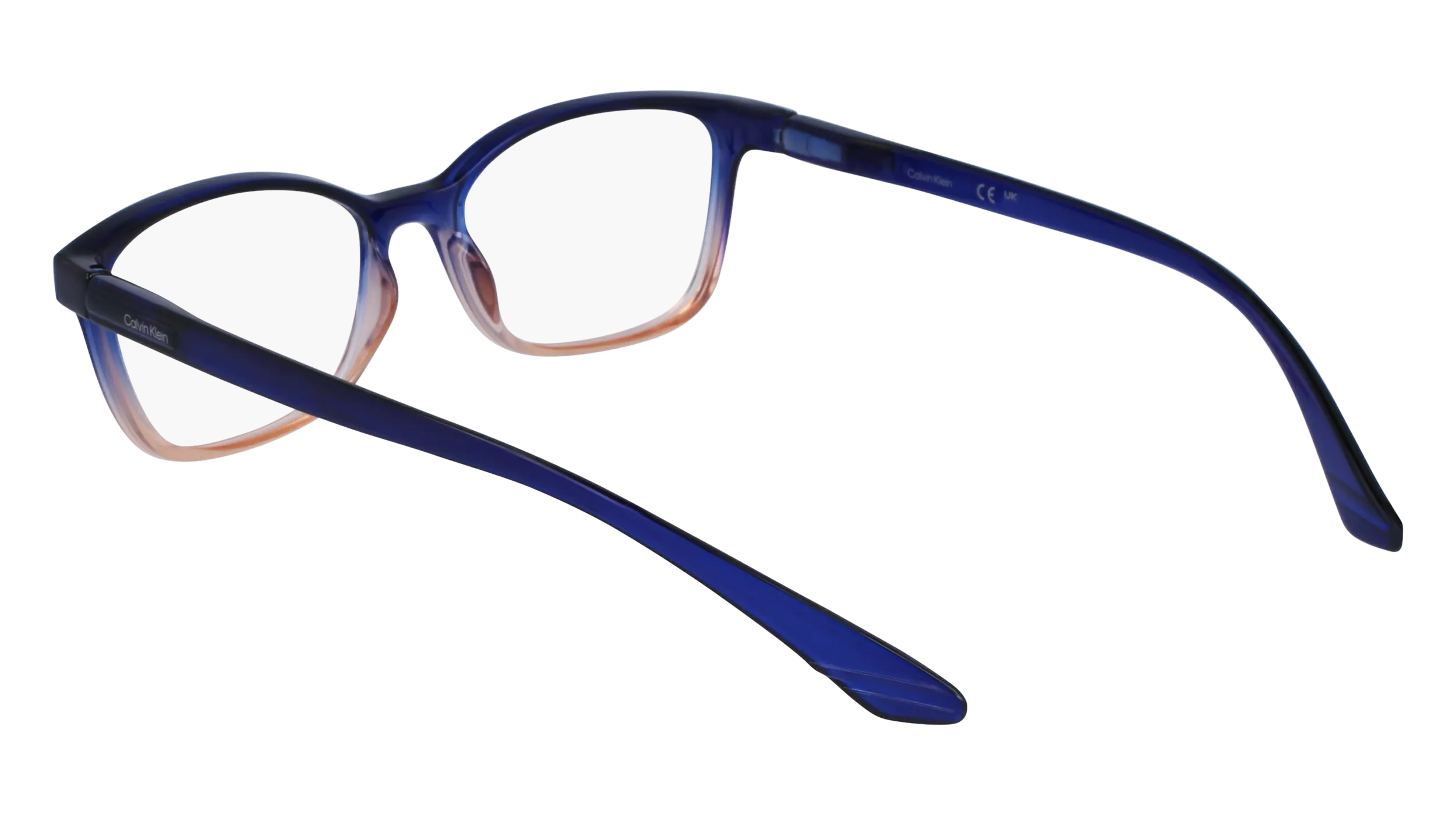 Calvin Klein CK23525N 438 Montature da vista Bio-iniettato Blu Squadrata Normale - immagine 4