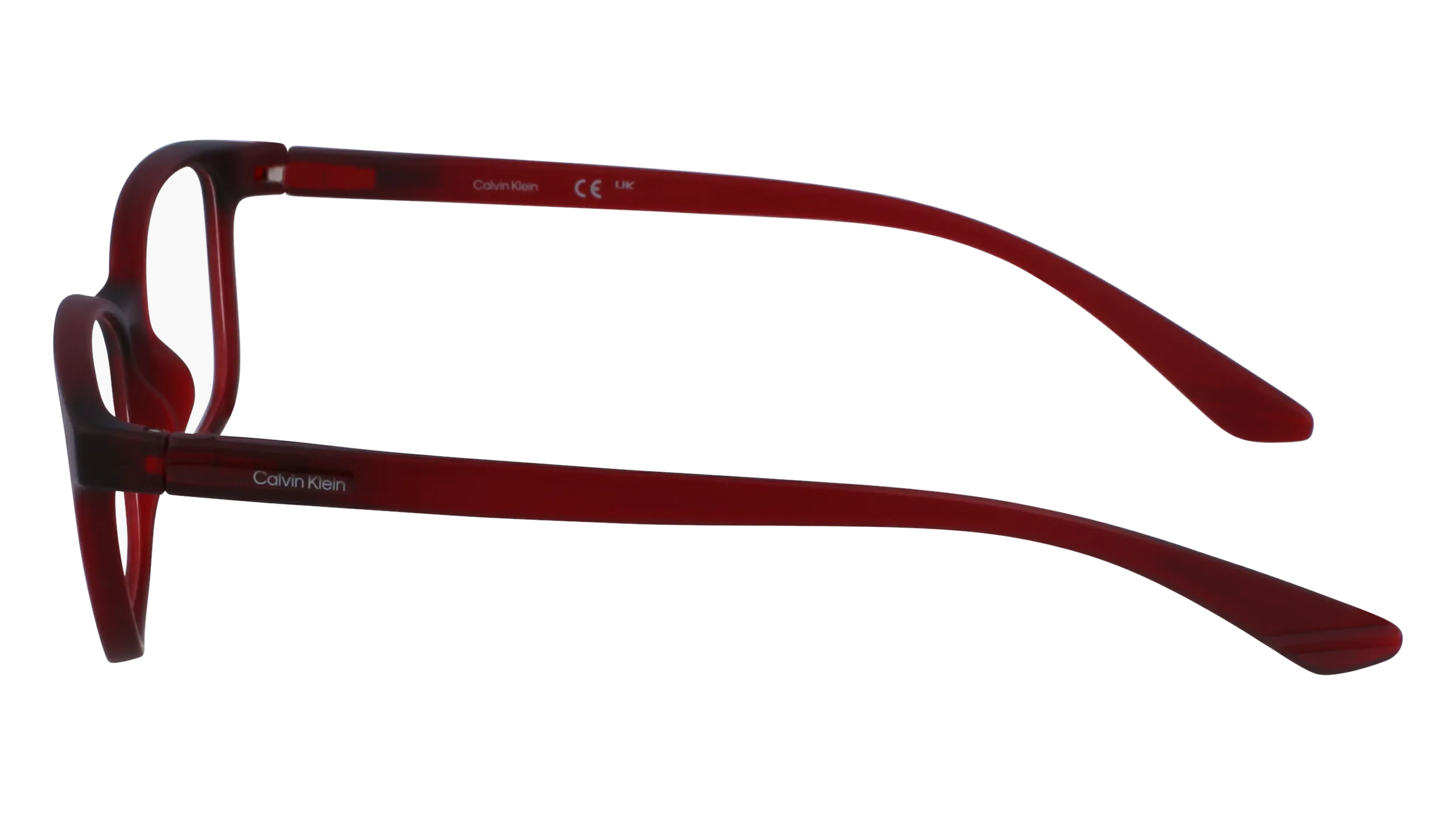 Calvin Klein CK23525N 605 Montature da vista Bio-iniettato Bordeaux Squadrata Normale - immagine 3