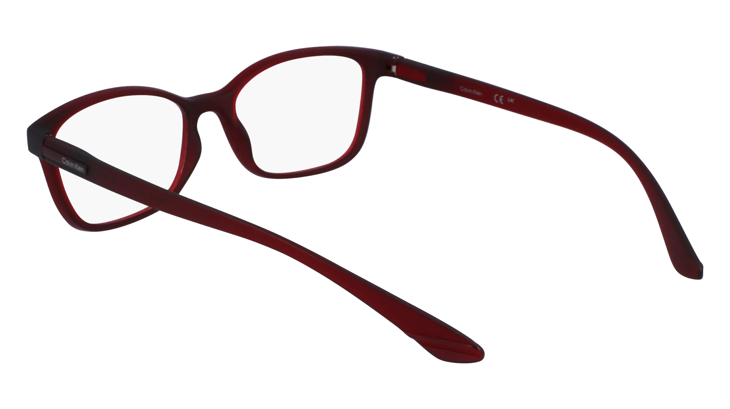 Calvin Klein CK23525N 605 Montature da vista Bio-iniettato Bordeaux Squadrata Normale - immagine 4