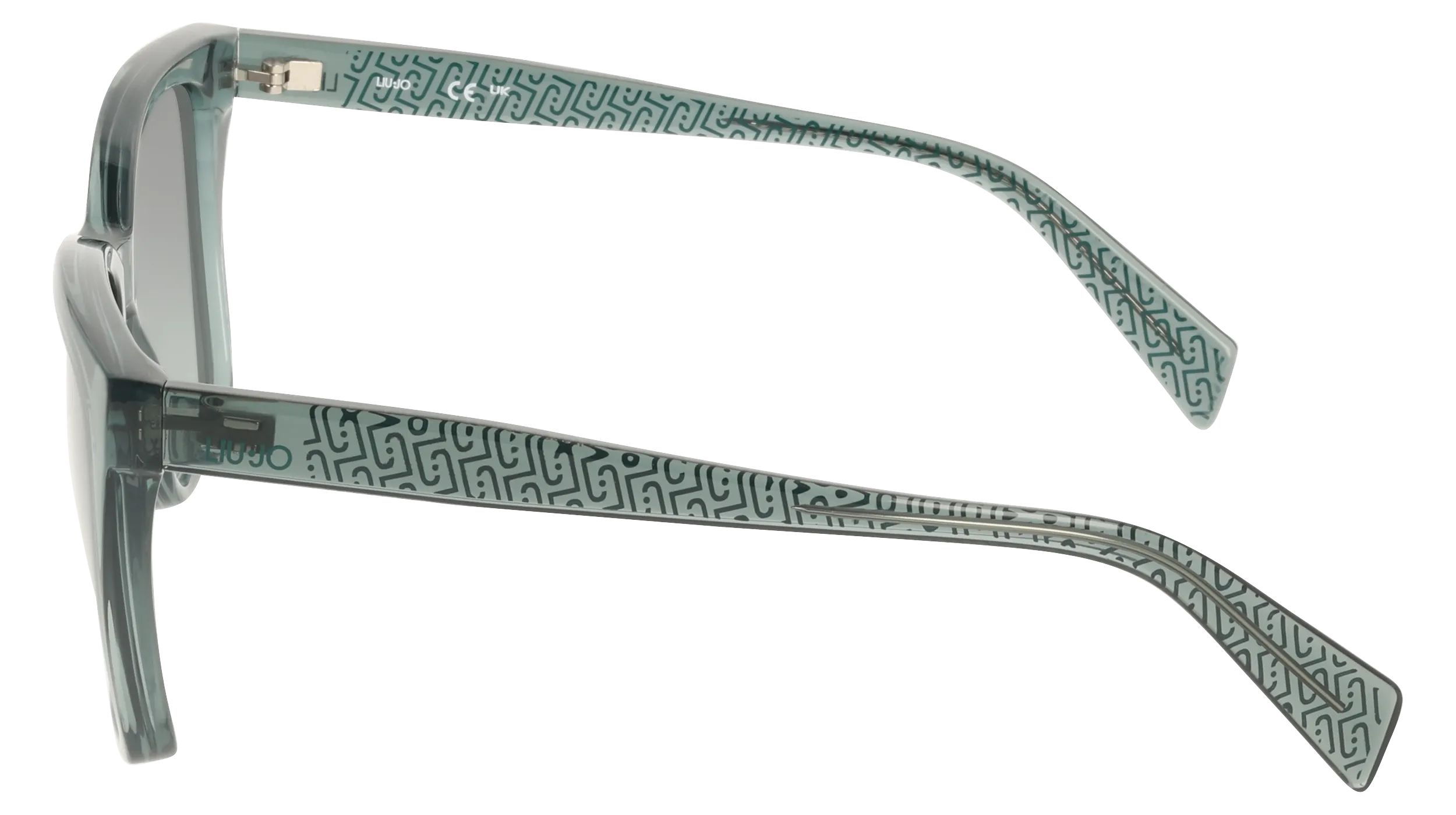 Liu Jo LJ818S 320 Occhiali da sole Bio-iniettato Blu Squadrata Normale Sfumato - immagine 3