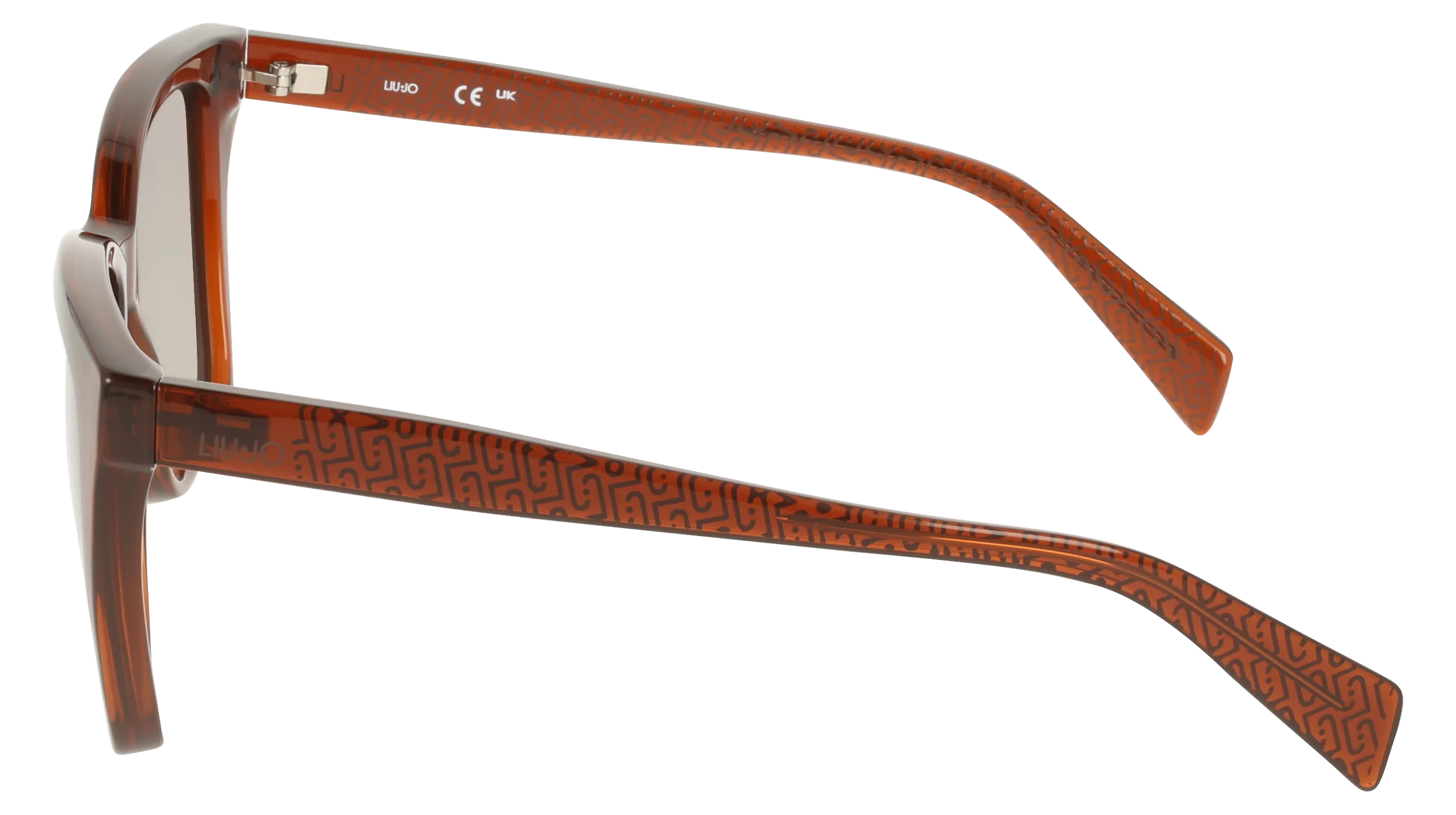 Liu Jo LJ818S 200 Occhiali da sole Bio-iniettato Marrone Marrone Squadrata Normale - immagine 3