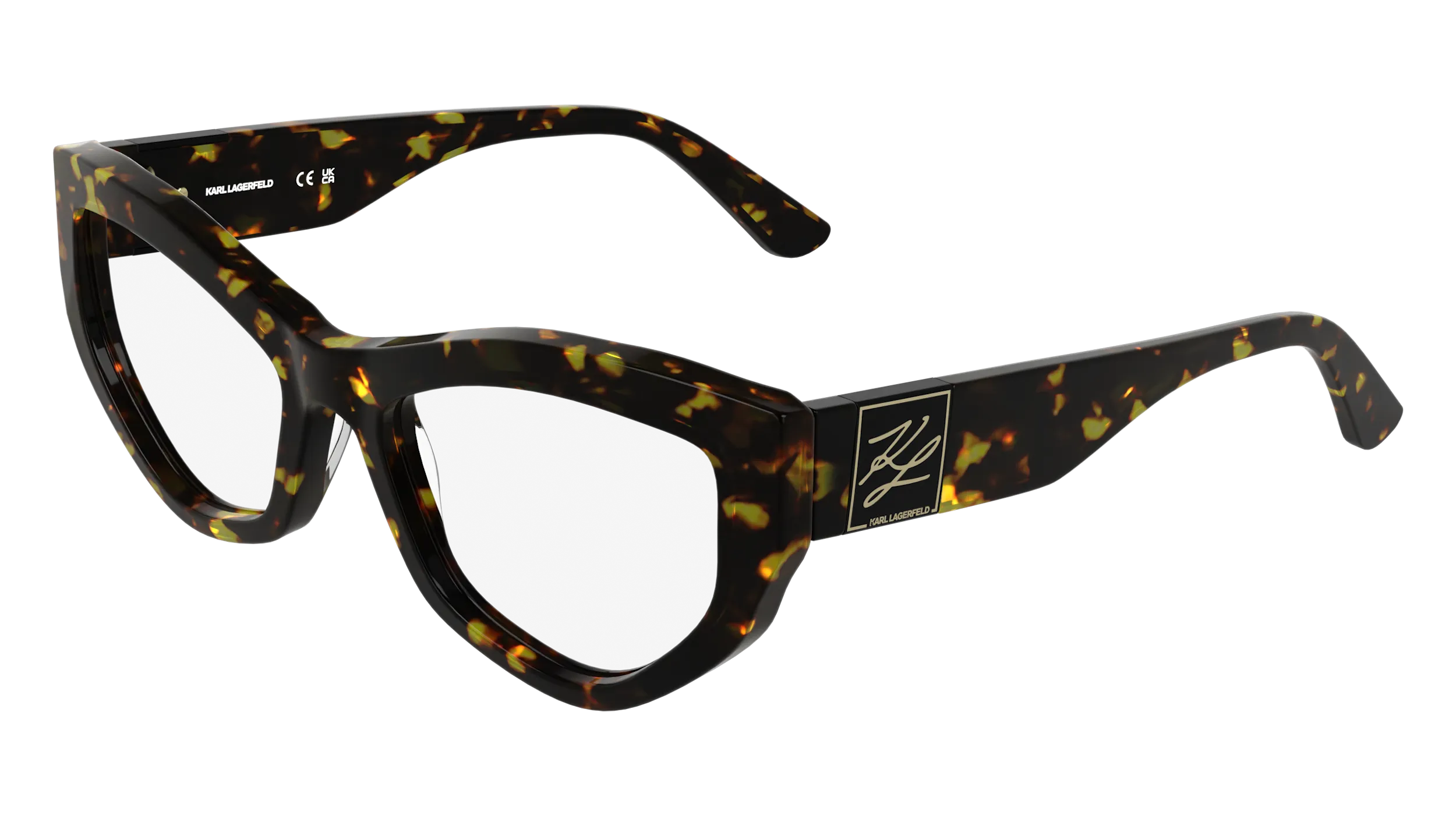 Karl Lagerfeld KL6211 242 Montature da vista Acetato Havana Cat Eye Normale - immagine 1