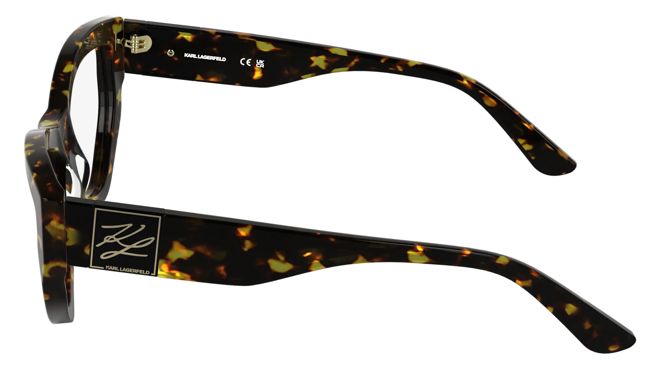 Karl Lagerfeld KL6211 242 Montature da vista Acetato Havana Cat Eye Normale - immagine 3
