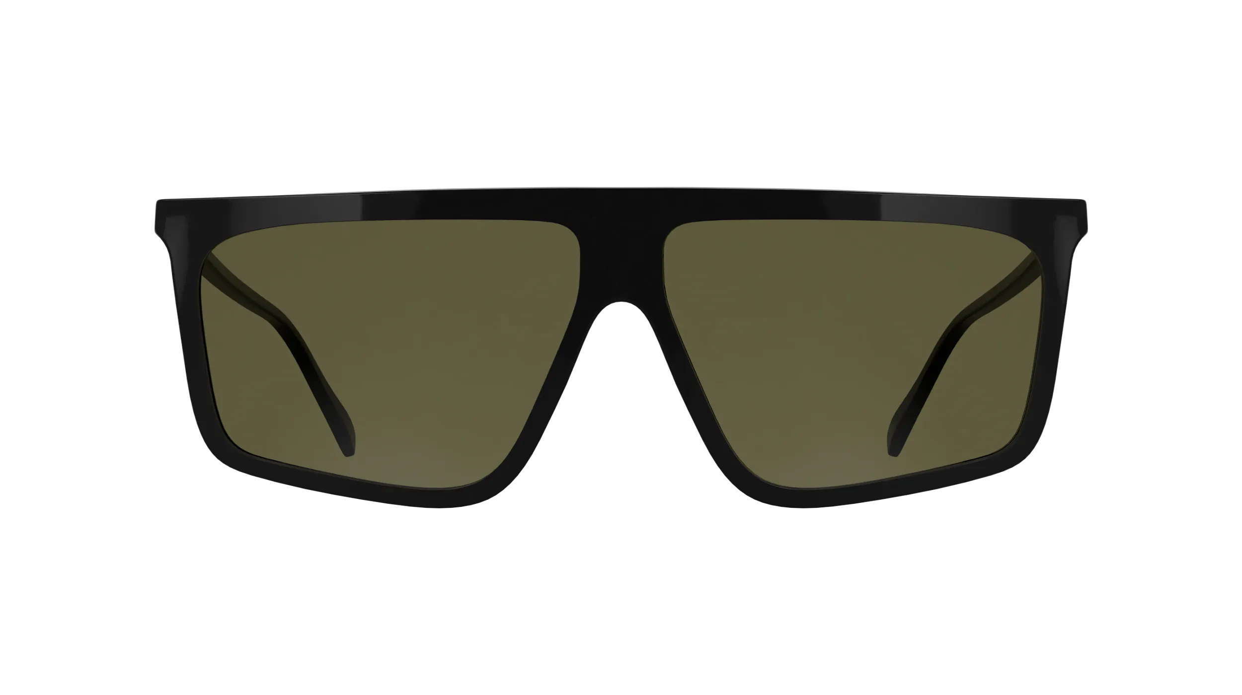 Karl Lagerfeld KL6210S 001 Occhiali da sole Acetato Nero Marrone Squadrata Normale - immagine 2