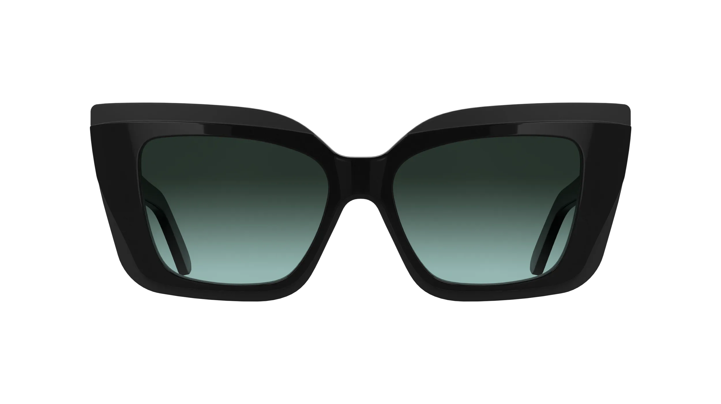 Karl Lagerfeld KL6204S 001 Occhiali da sole Acetato Nero Squadrata Normale Sfumato - immagine 2