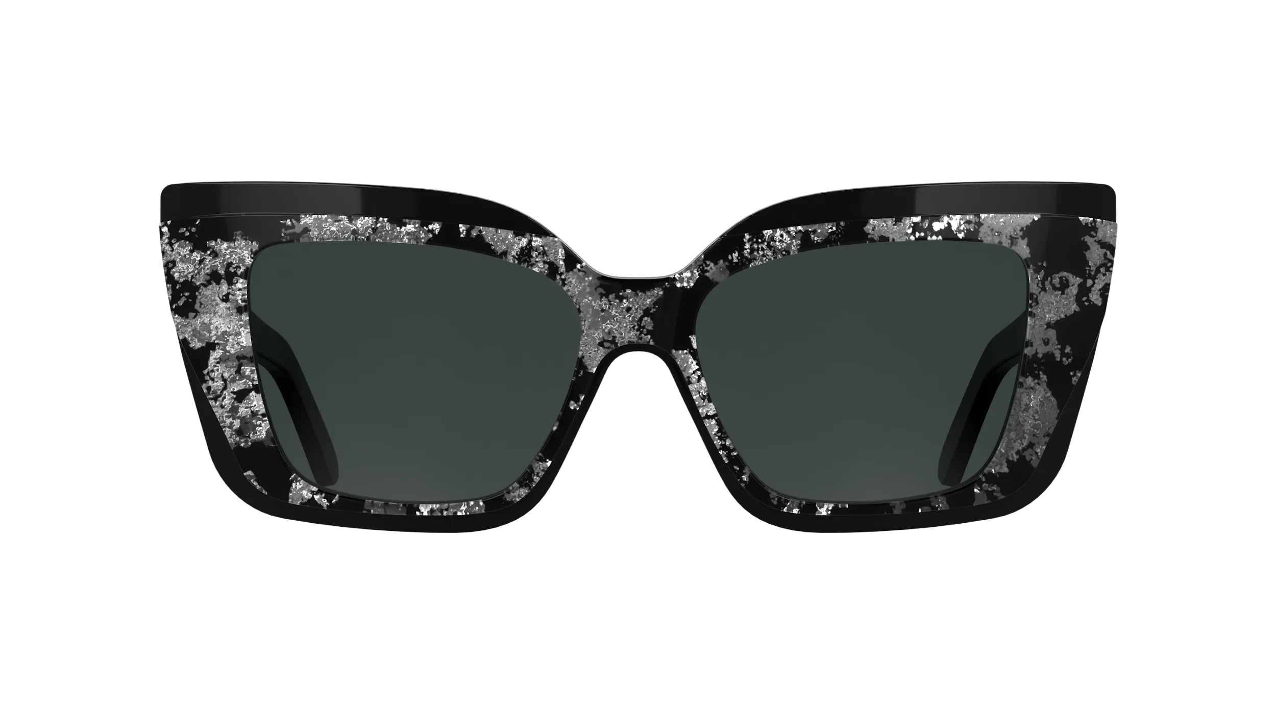 Karl Lagerfeld KL6204S 009 Occhiali da sole Acetato Nero Fumo Squadrata Normale - immagine 2