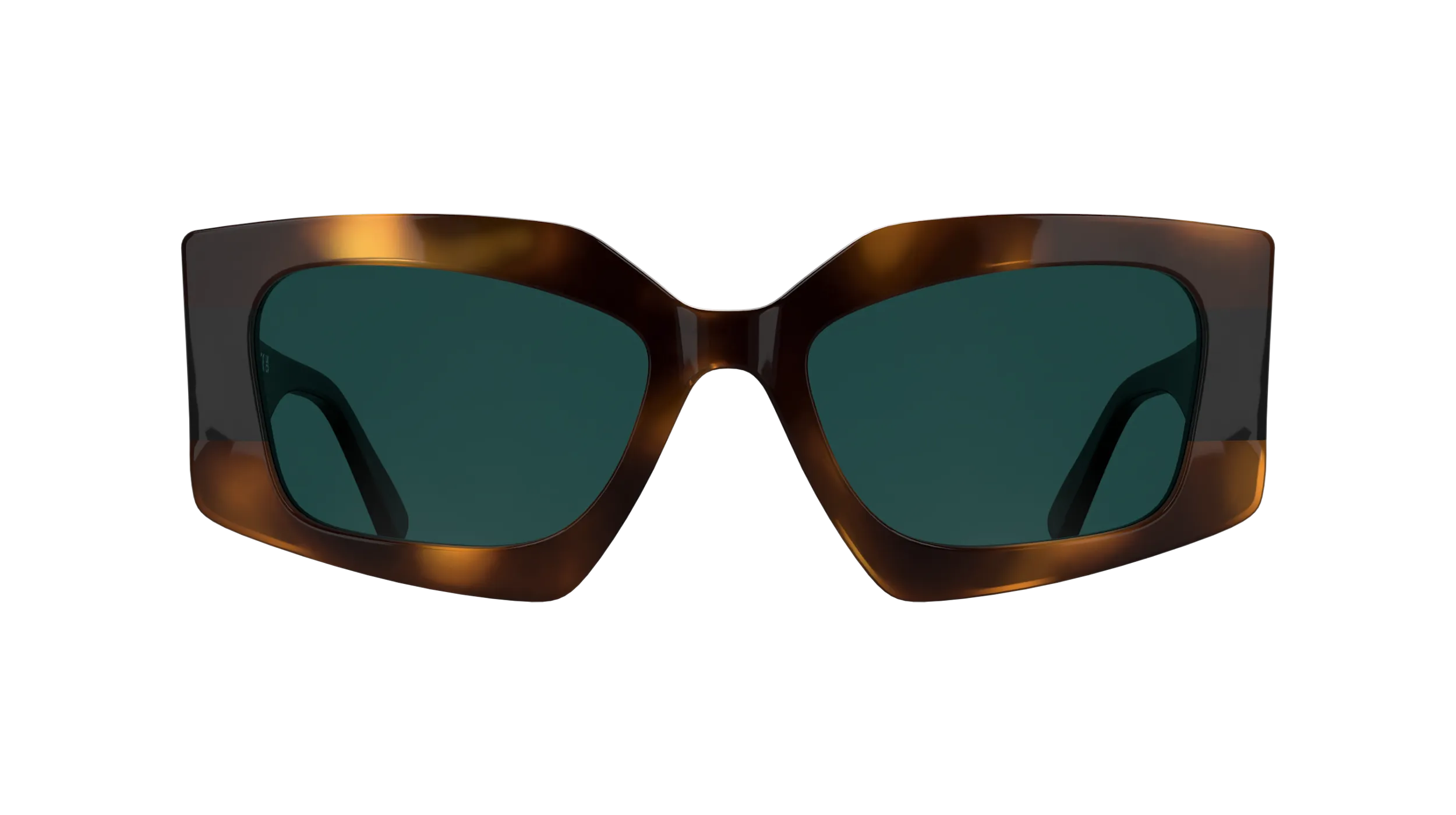Karl Lagerfeld KL6206S 237 Occhiali da sole Acetato Havana Verde / Petrolio Squadrata Normale - immagine 2