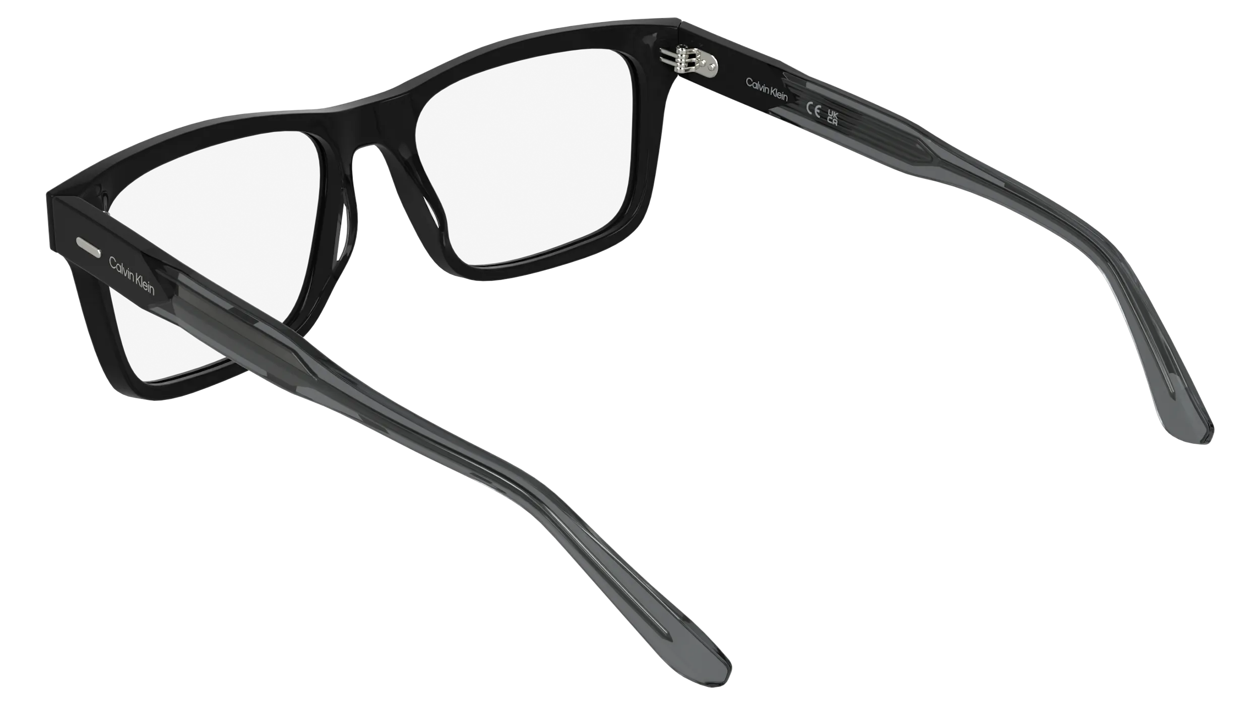 Calvin Klein CK25544 001 Montature da vista Acetato Nero Squadrata Normale - immagine 4
