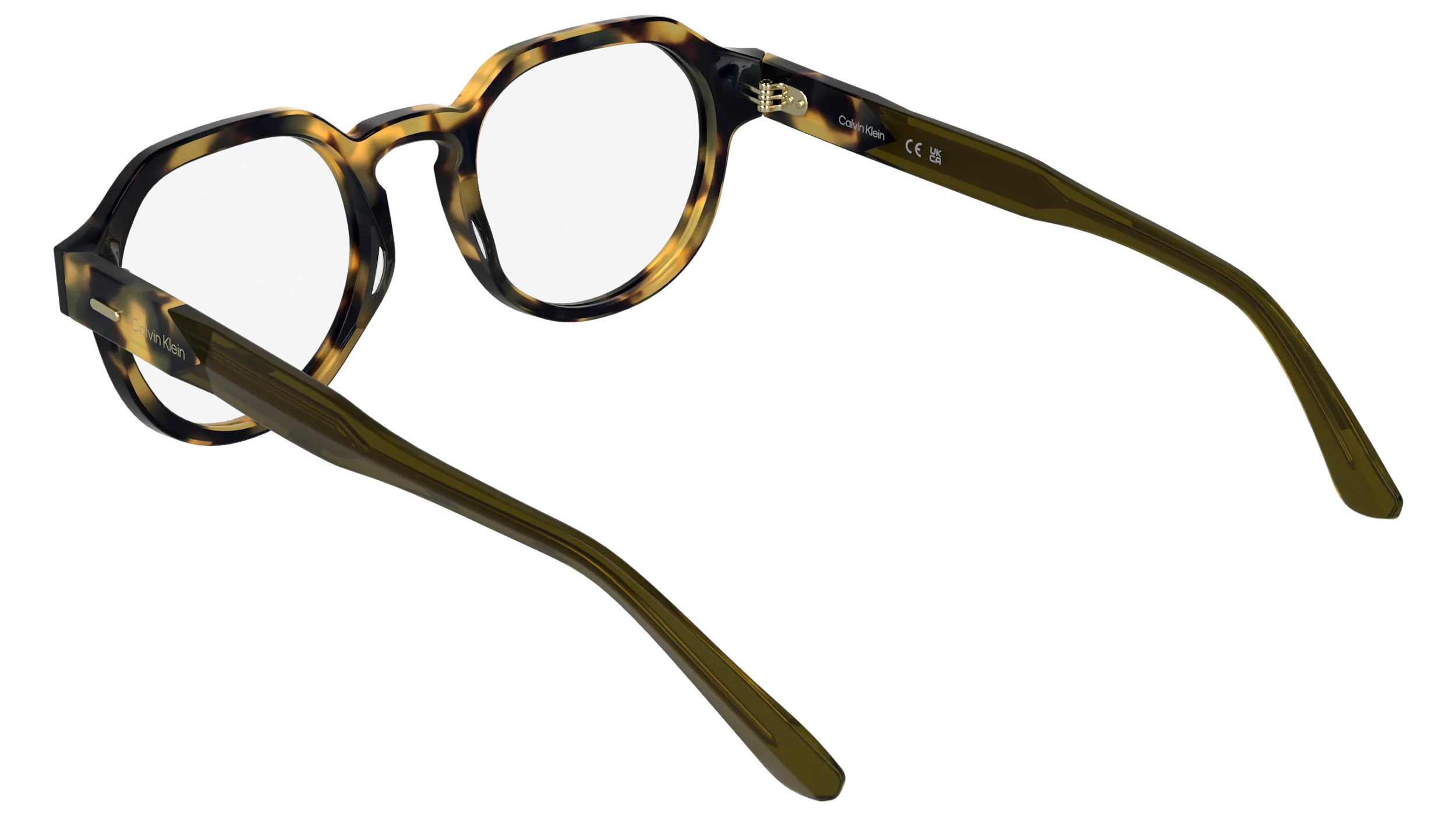 Calvin Klein CK25545 242 Montature da vista Acetato Havana Geometrica Normale - immagine 4