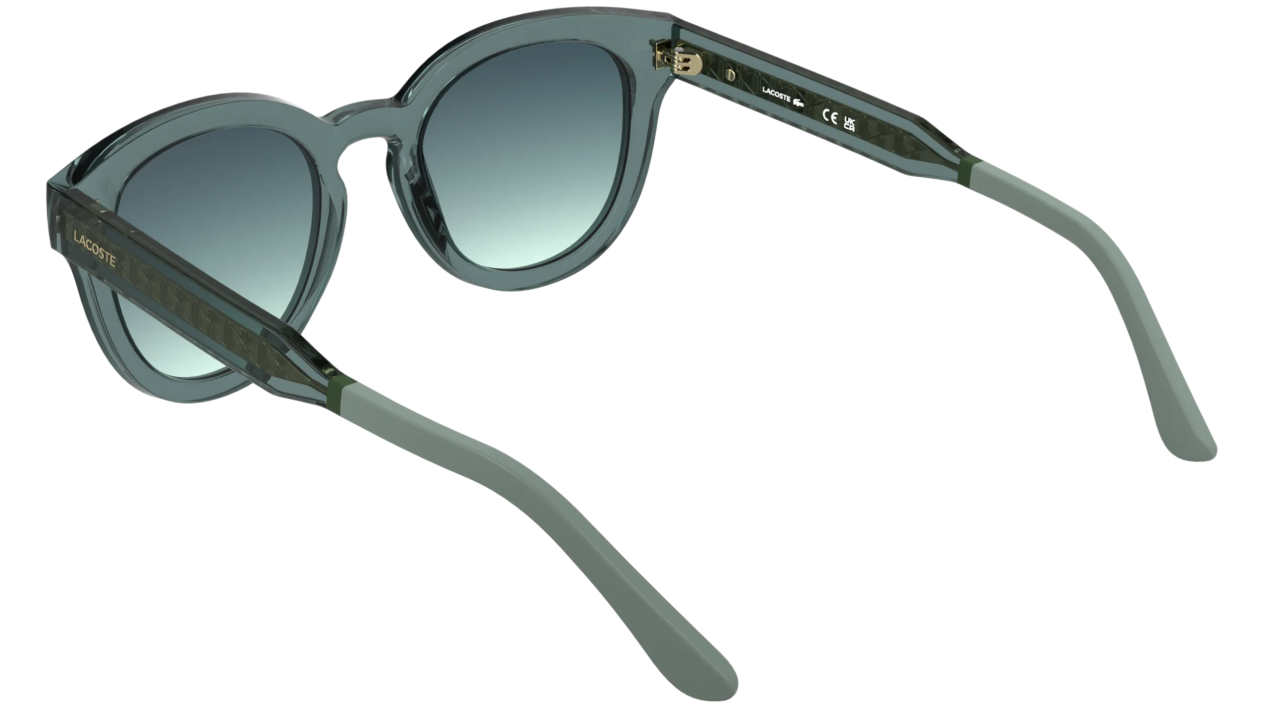 Lacoste L6070S 444 Occhiali da sole Bio-iniettato Blu Squadrata Normale - immagine 4
