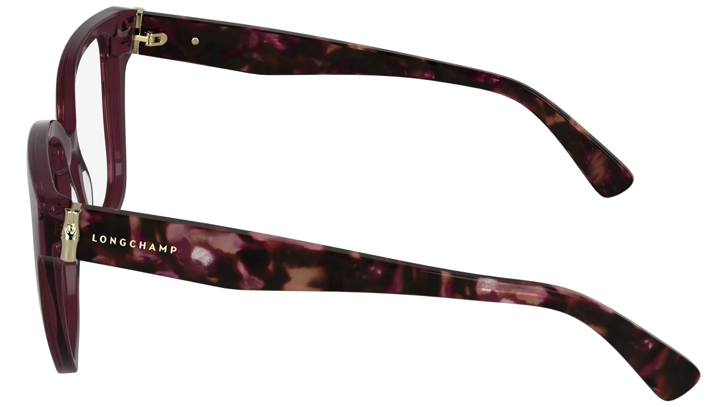 LONGCHAMP LO2745 601 Montature da vista Acetato Bordeaux Squadrata Normale - immagine 3