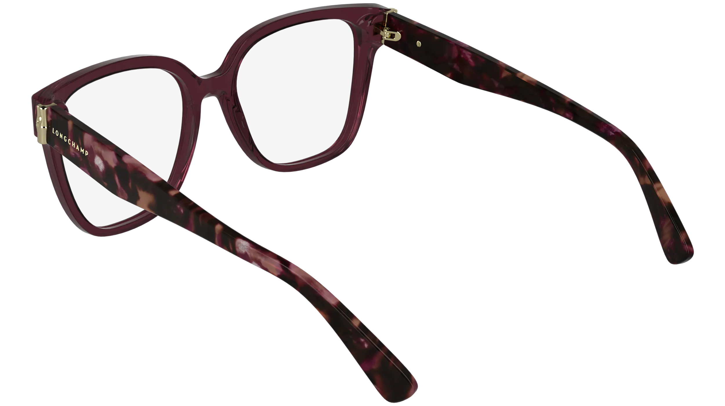 LONGCHAMP LO2745 601 Montature da vista Acetato Bordeaux Squadrata Normale - immagine 4
