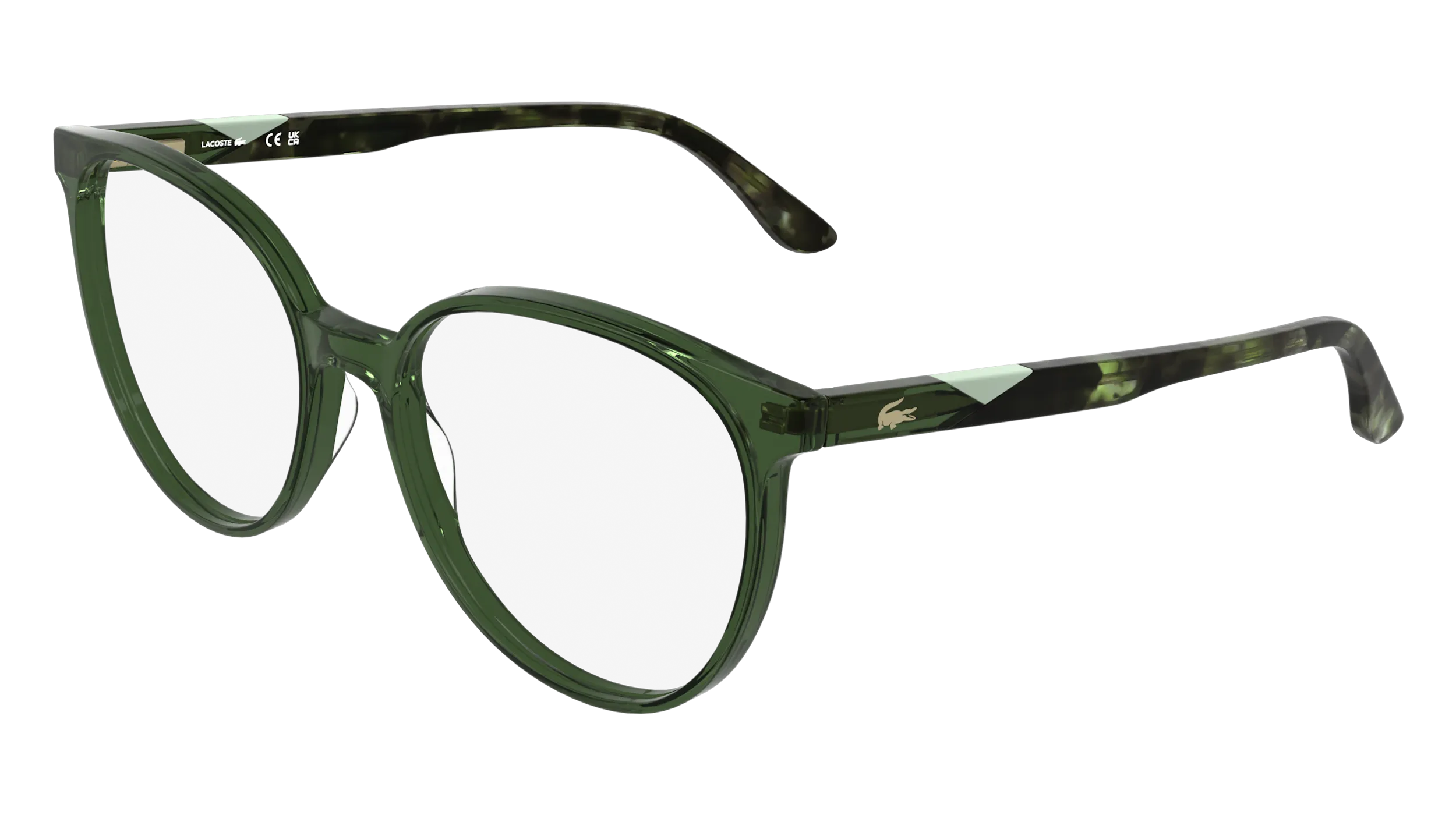 Lacoste L2987 301 Montature da vista Acetato Verde Squadrata Normale - immagine 1