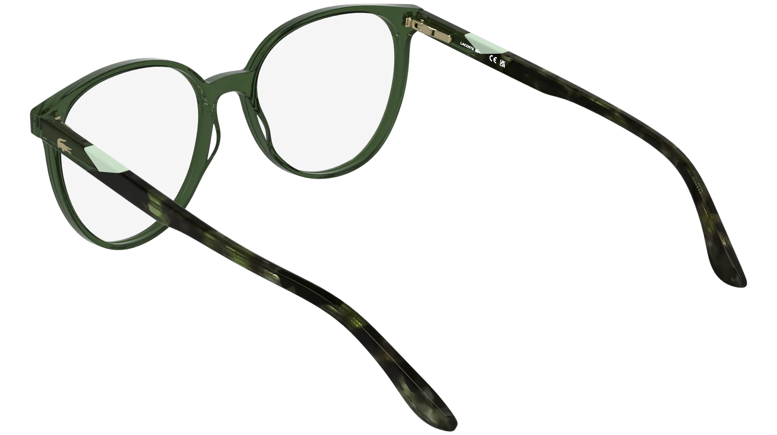 Lacoste L2987 301 Montature da vista Acetato Verde Squadrata Normale - immagine 4