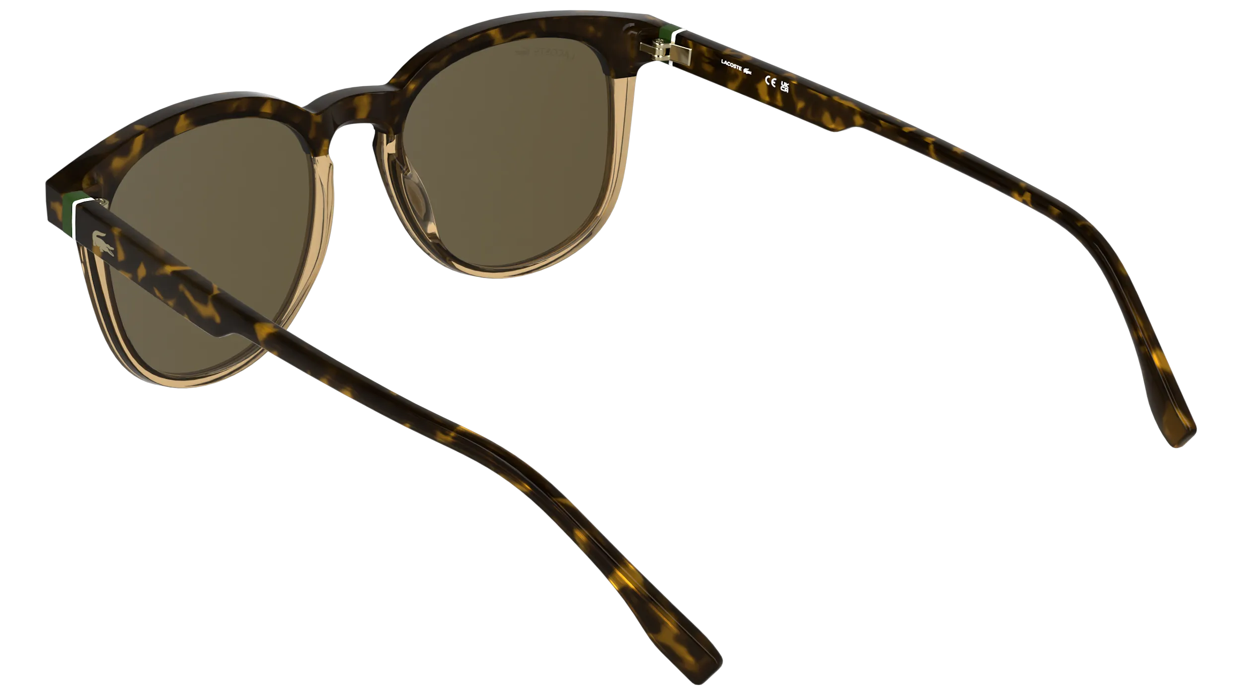 Lacoste L6073S 217 Occhiali da sole Bio-iniettato Marrone Squadrata Normale - immagine 4