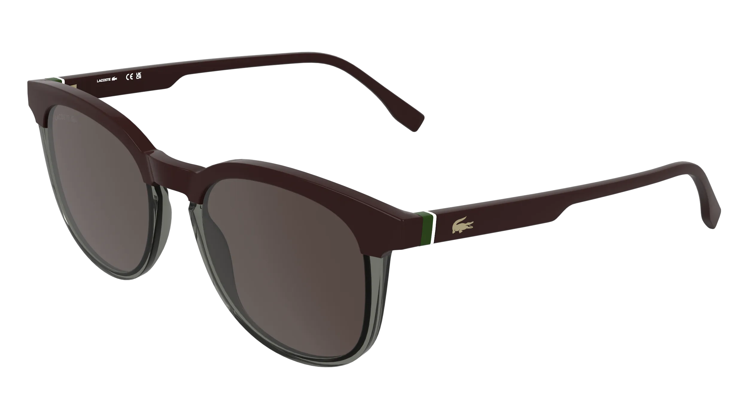 Lacoste L6073S 601 Occhiali da sole Bio-iniettato Rosso Squadrata Normale - immagine 1