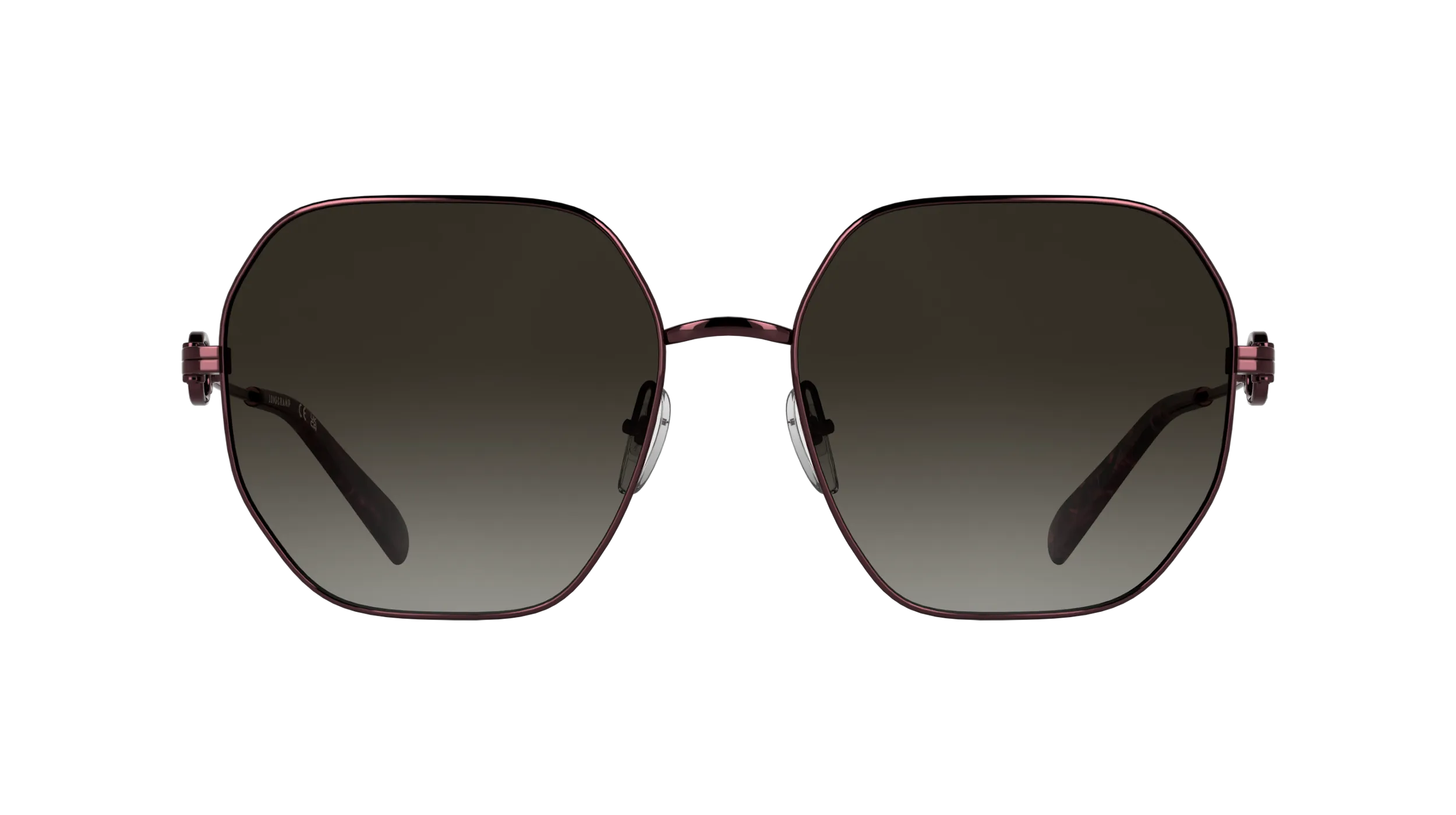 LONGCHAMP LO187S 601 Occhiali da sole Metallo Bordeaux Squadrata Normale - immagine 2