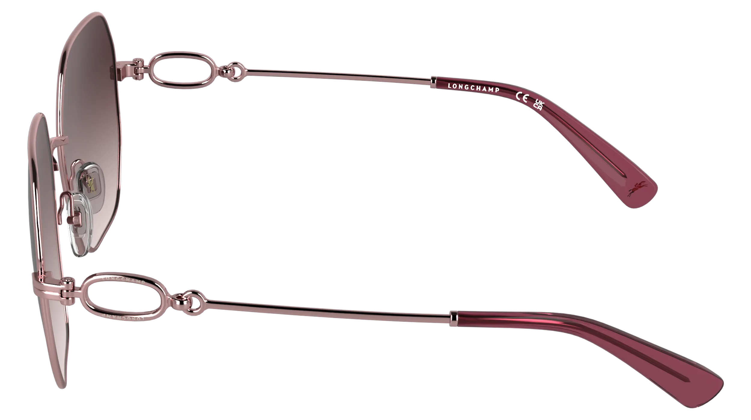 LONGCHAMP LO187S 682 Occhiali da sole Metallo Squadrata Normale - immagine 3