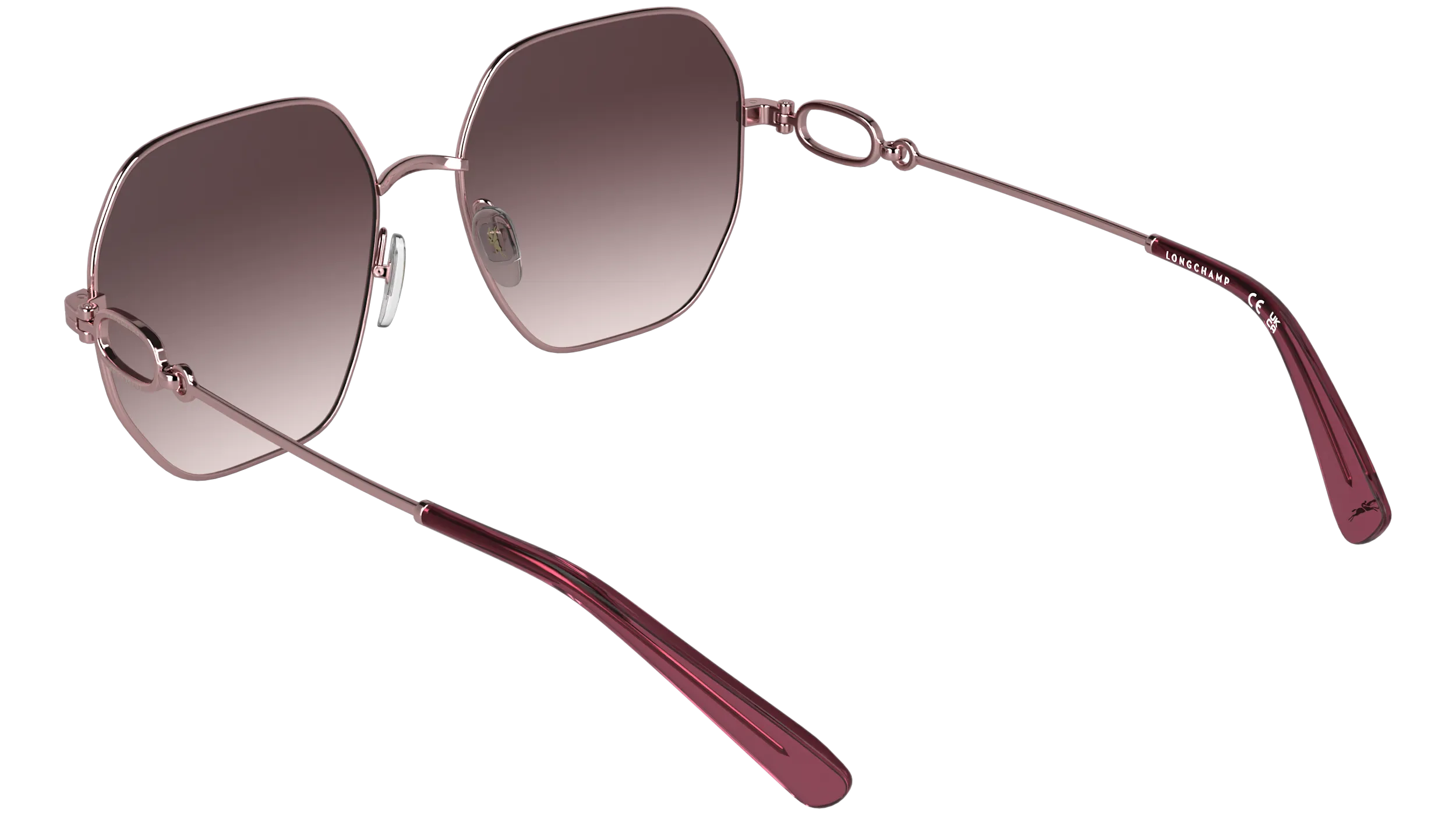 LONGCHAMP LO187S 682 Occhiali da sole Metallo Squadrata Normale - immagine 4