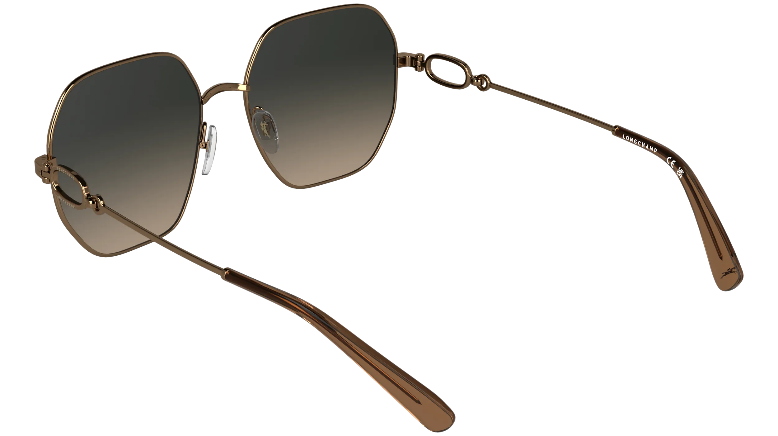 LONGCHAMP LO187S 734 Occhiali da sole Metallo Squadrata Normale - immagine 4
