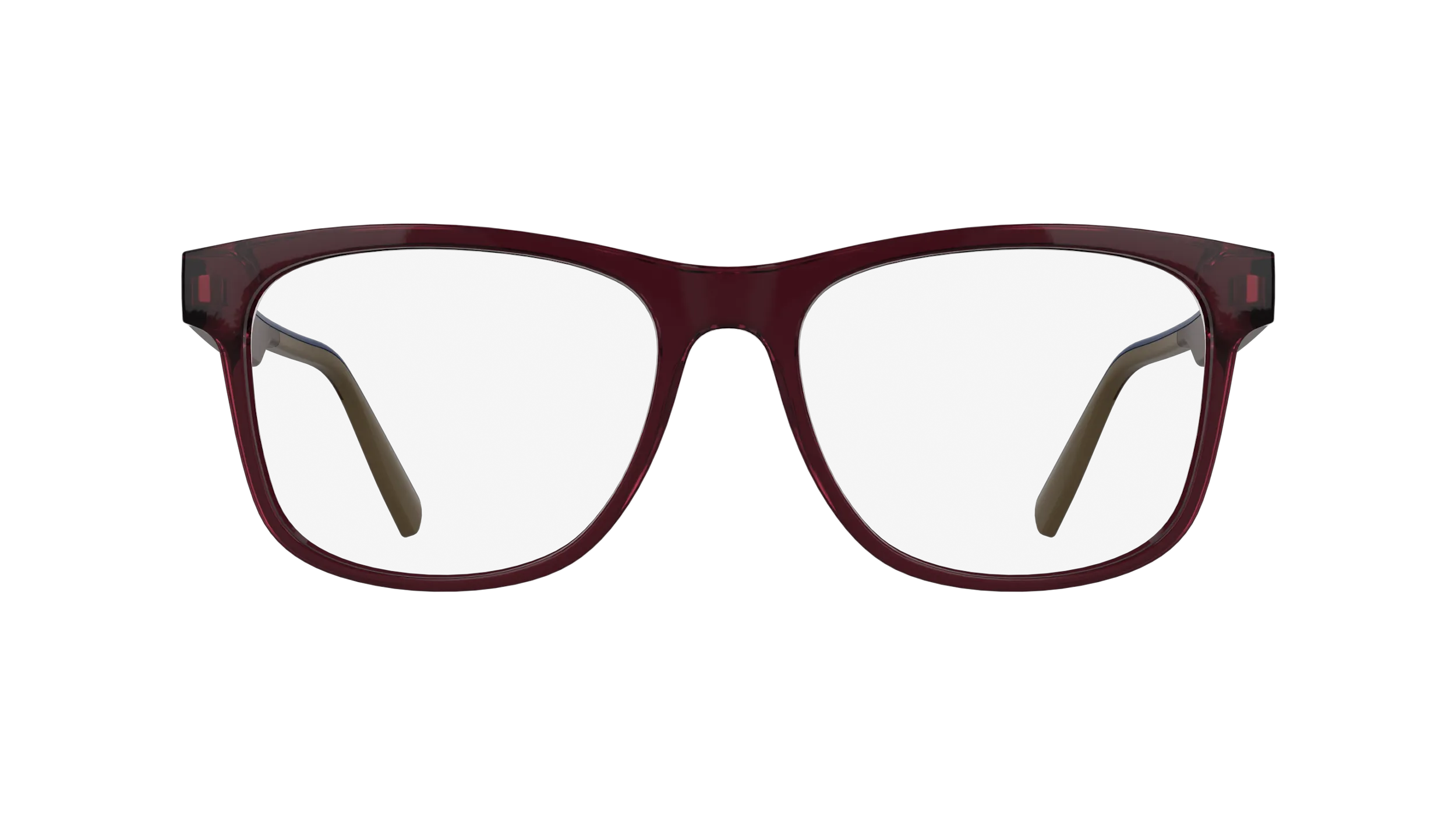 Lacoste L4004 601 Montature da vista Bio-iniettato Bordeaux Squadrata Normale - immagine 2