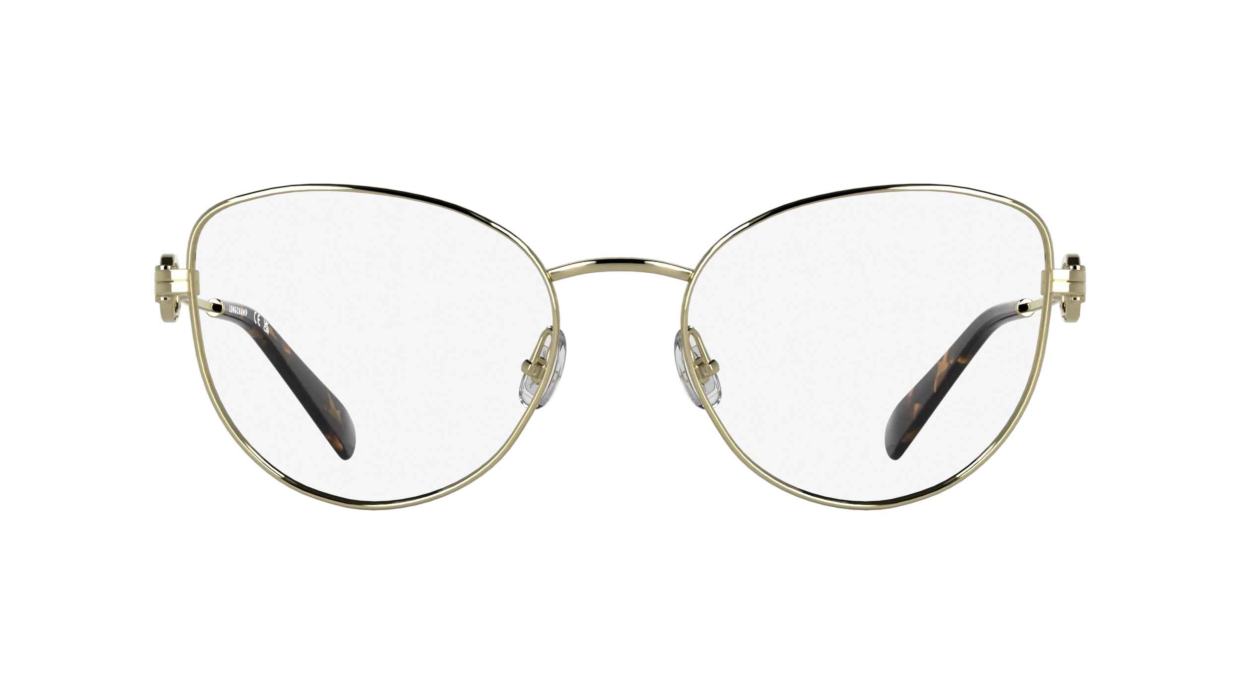 LONGCHAMP LO2180 714 Montature da vista Metallo Oro Farfalla Normale - immagine 2