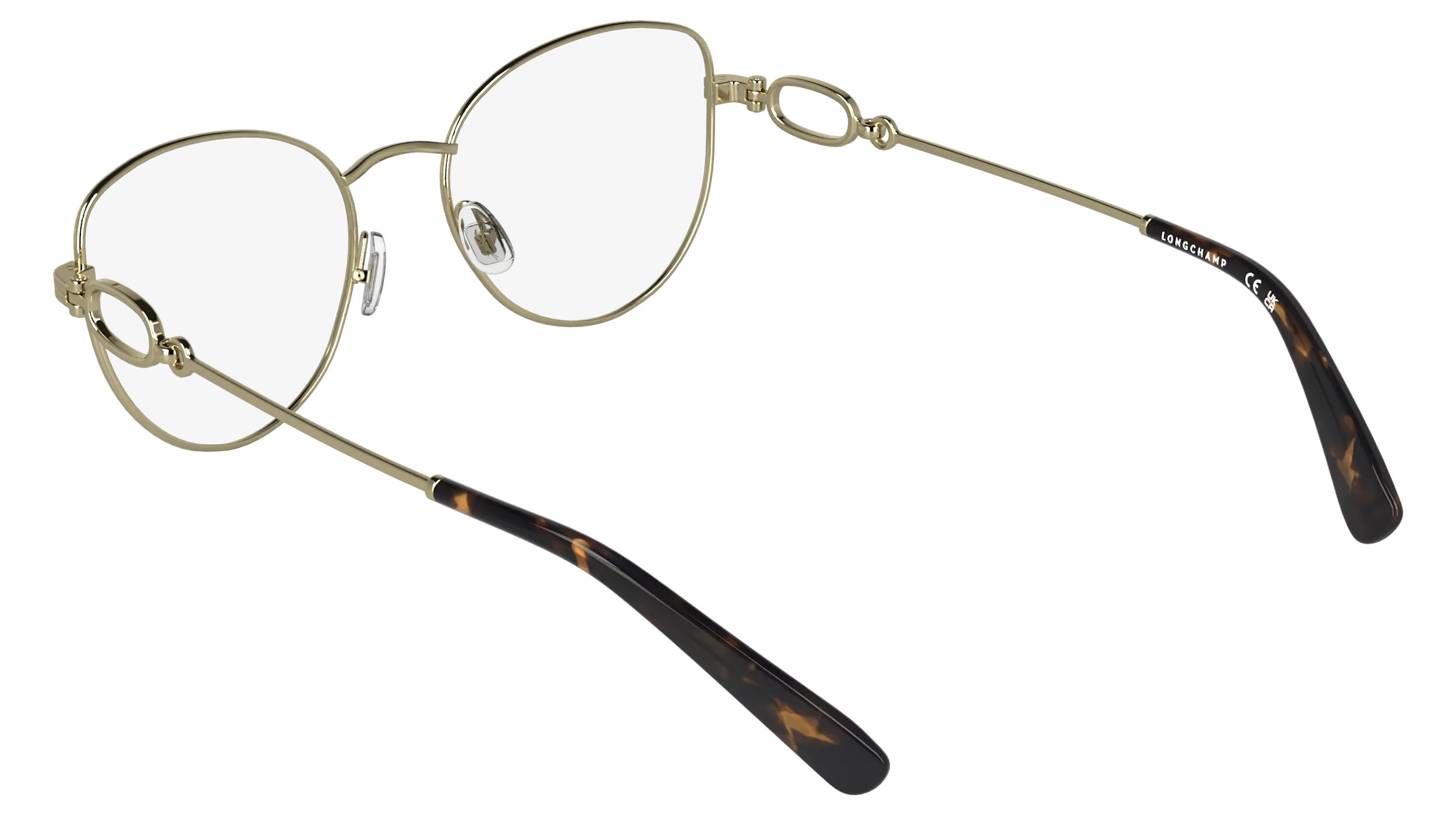 LONGCHAMP LO2180 714 Montature da vista Metallo Oro Farfalla Normale - immagine 4