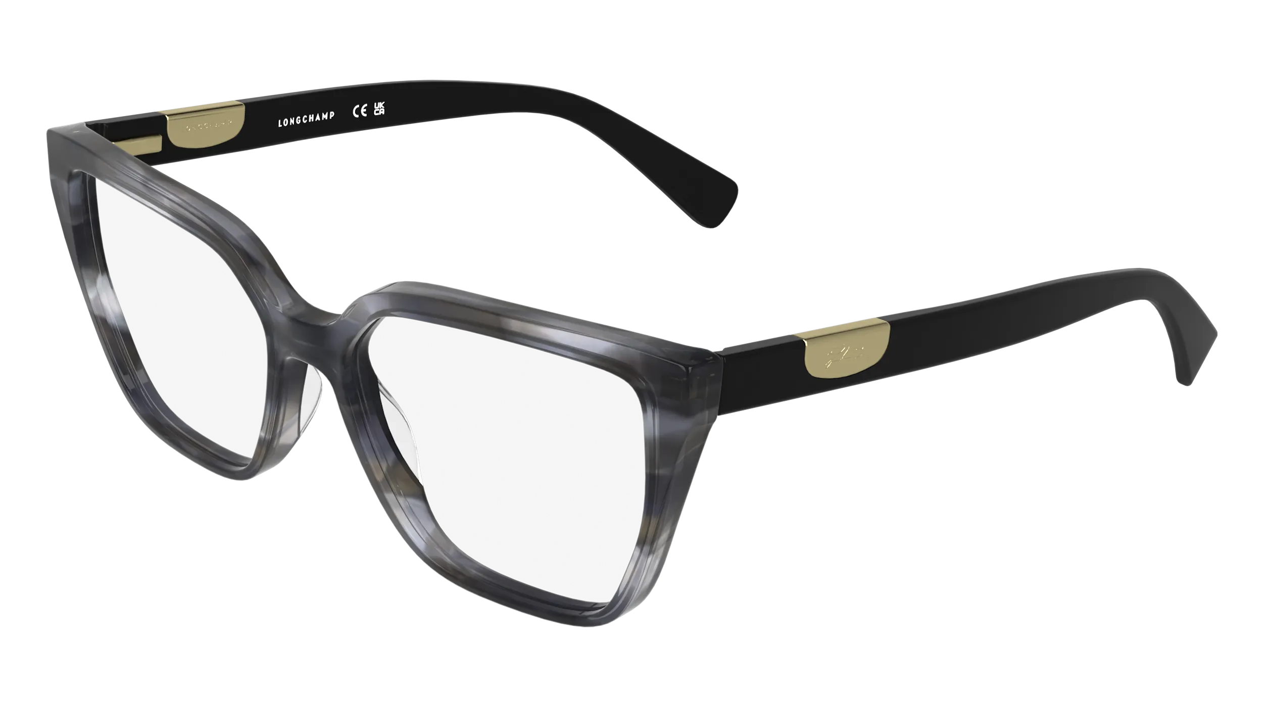 LONGCHAMP LO2785 036 Montature da vista Acetato Grigio Cat Eye Normale - immagine 1