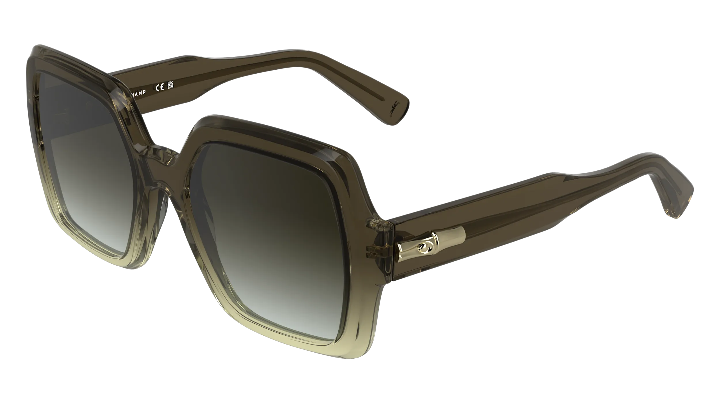 LONGCHAMP LO790S 207 Occhiali da sole Acetato Marrone Squadrata Normale - immagine 1