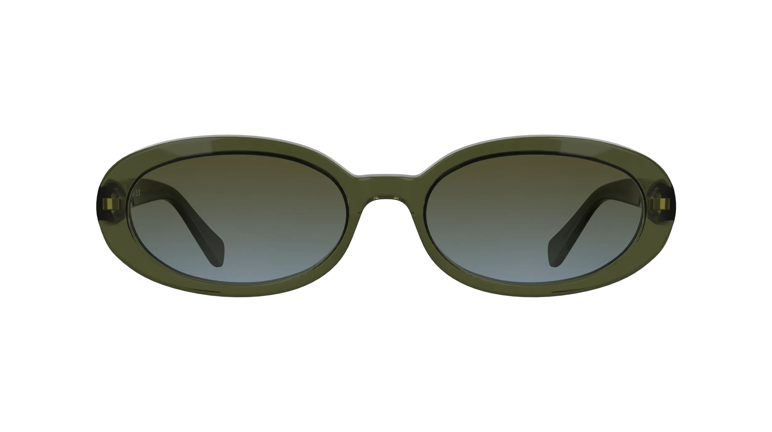 LONGCHAMP LO795S 319 Occhiali da sole Acetato Verde Rotonda Normale Sfumato - immagine 2