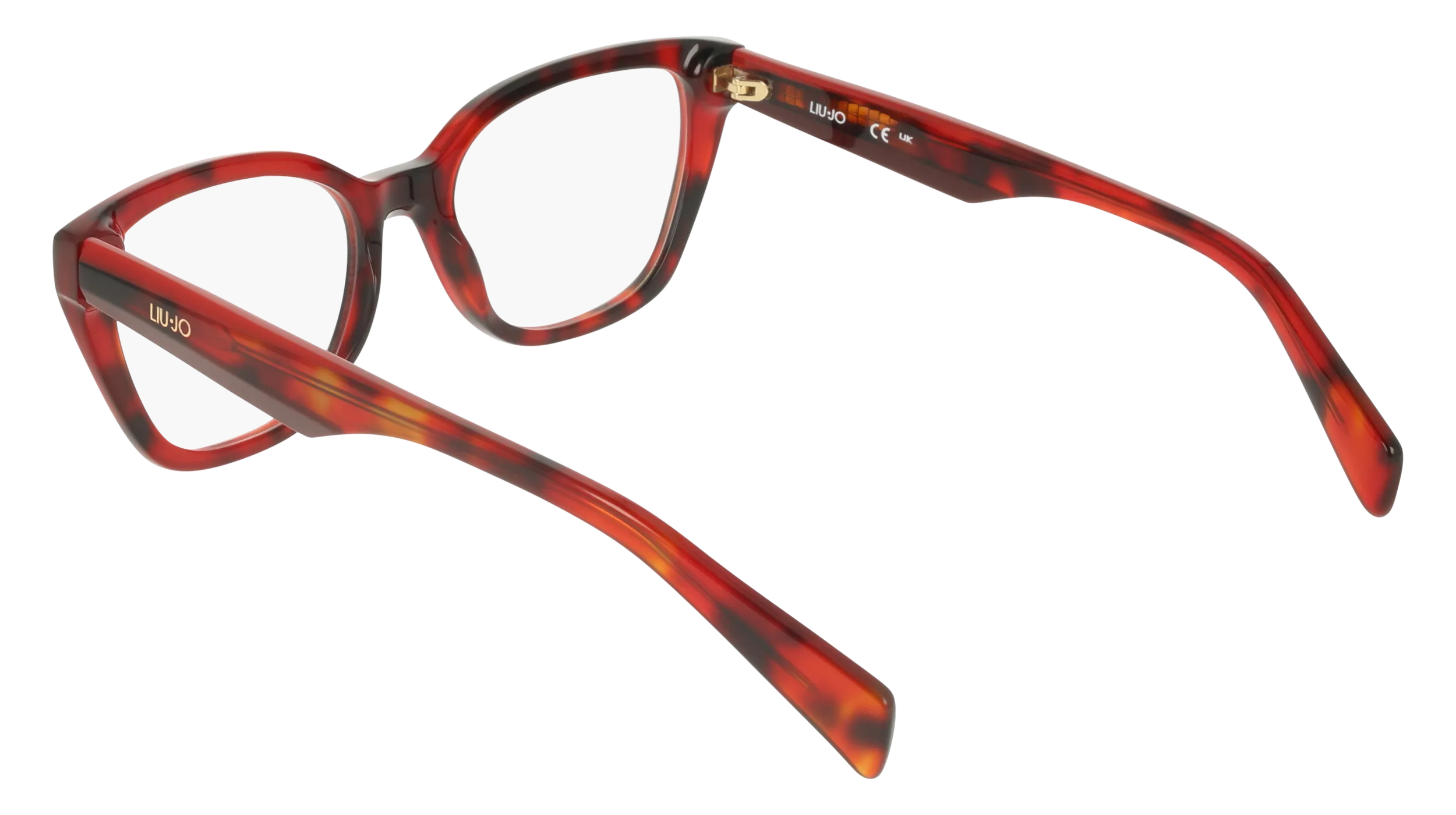 Liu Jo LJ2838 640 Montature da vista Acetato Rosso Cat Eye Normale - immagine 4