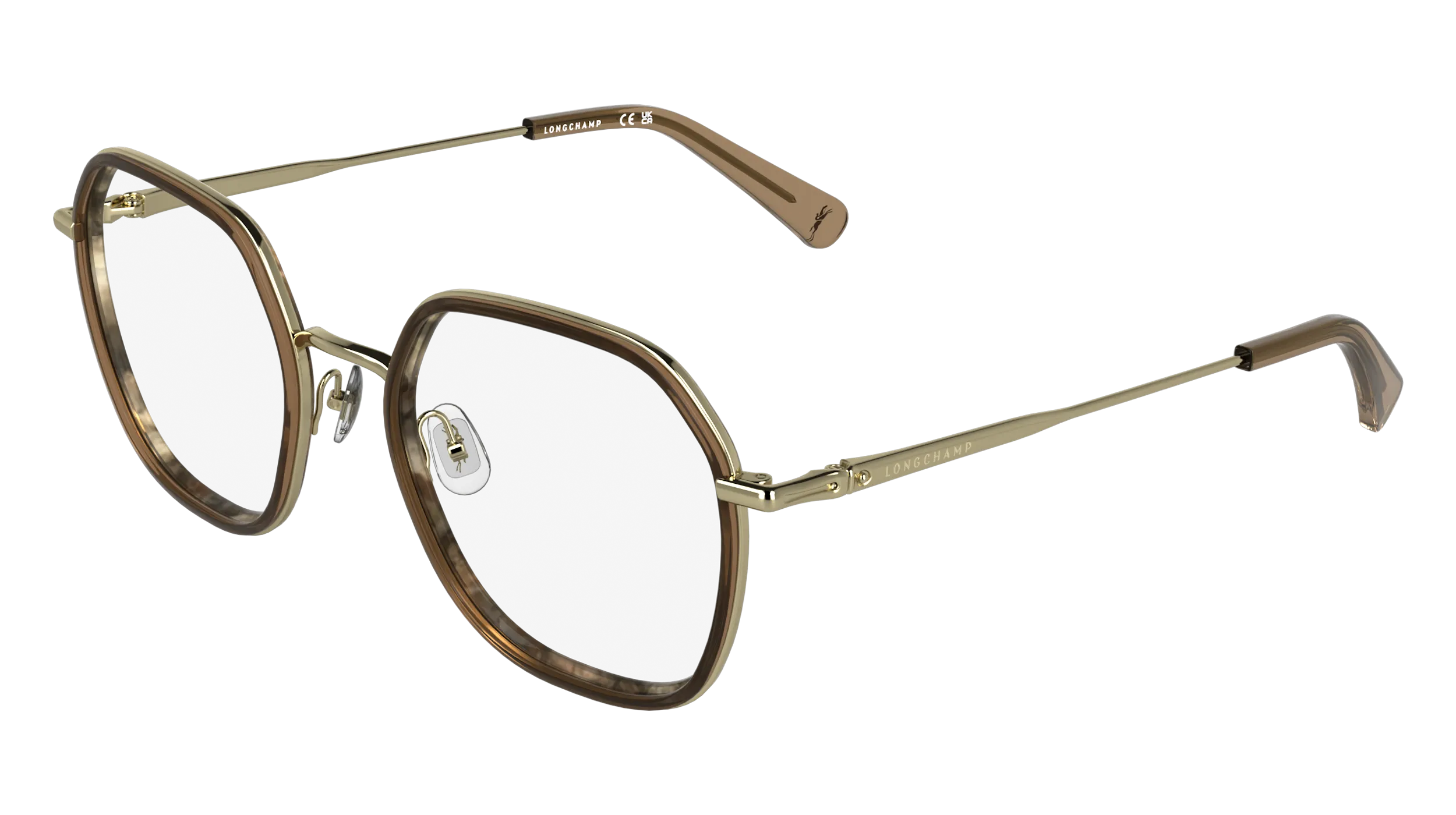 LONGCHAMP LO2183 254 Montature da vista Metallo Marrone Squadrata Normale - immagine 1