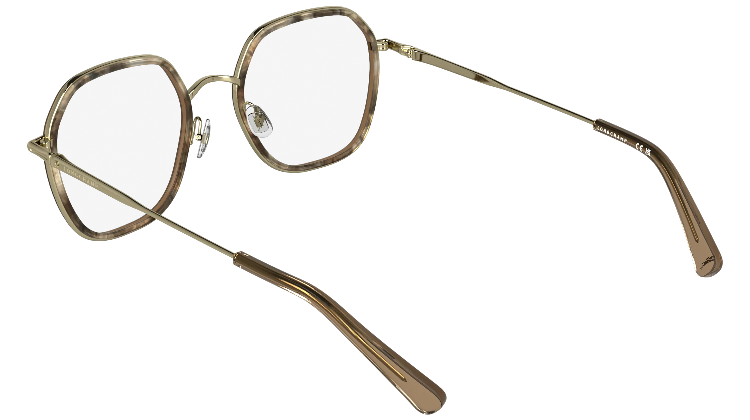 LONGCHAMP LO2183 254 Montature da vista Metallo Marrone Squadrata Normale - immagine 4