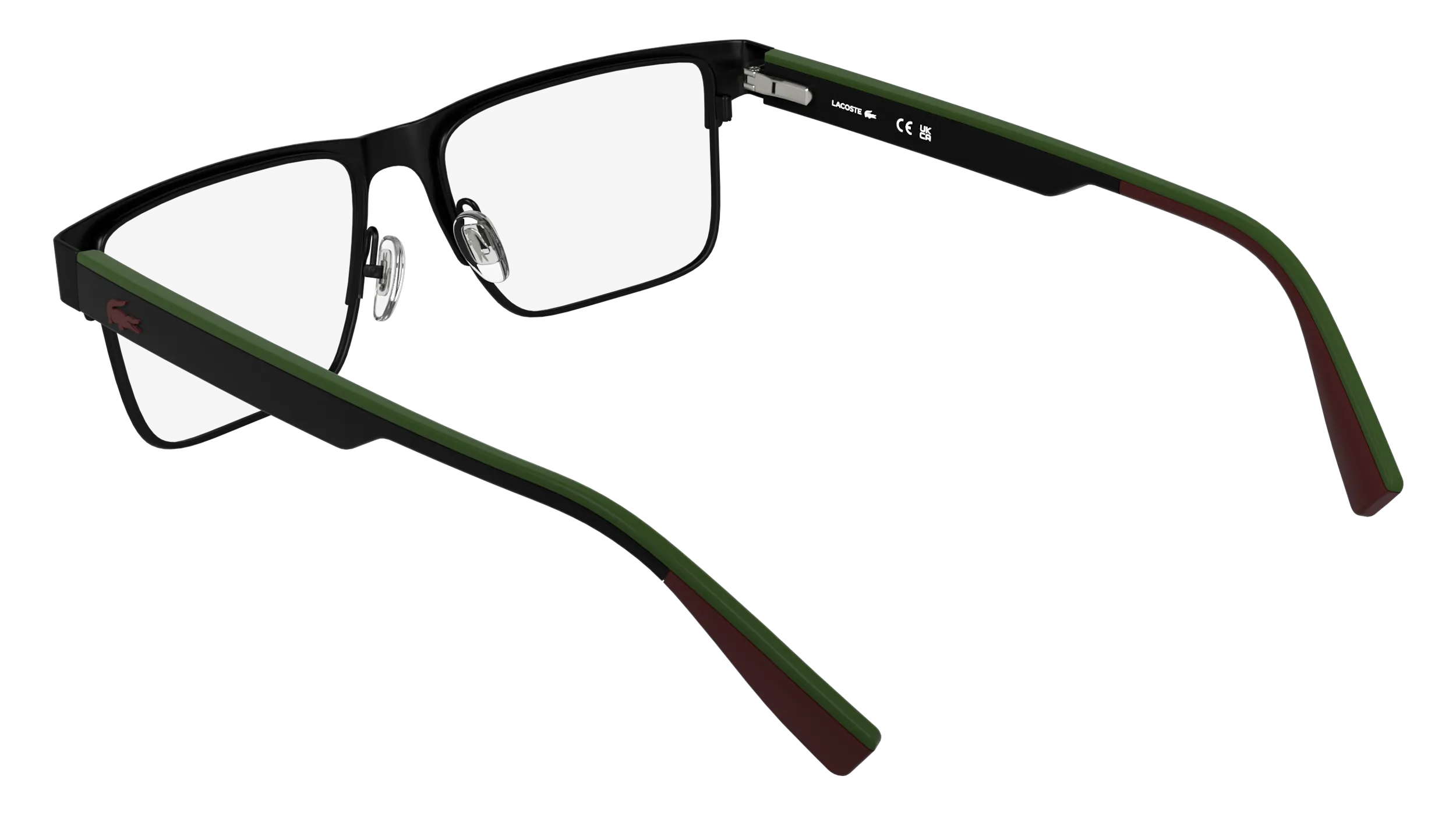 Lacoste L2318 002 Montature da vista Metallo Nero Squadrata Normale - immagine 4