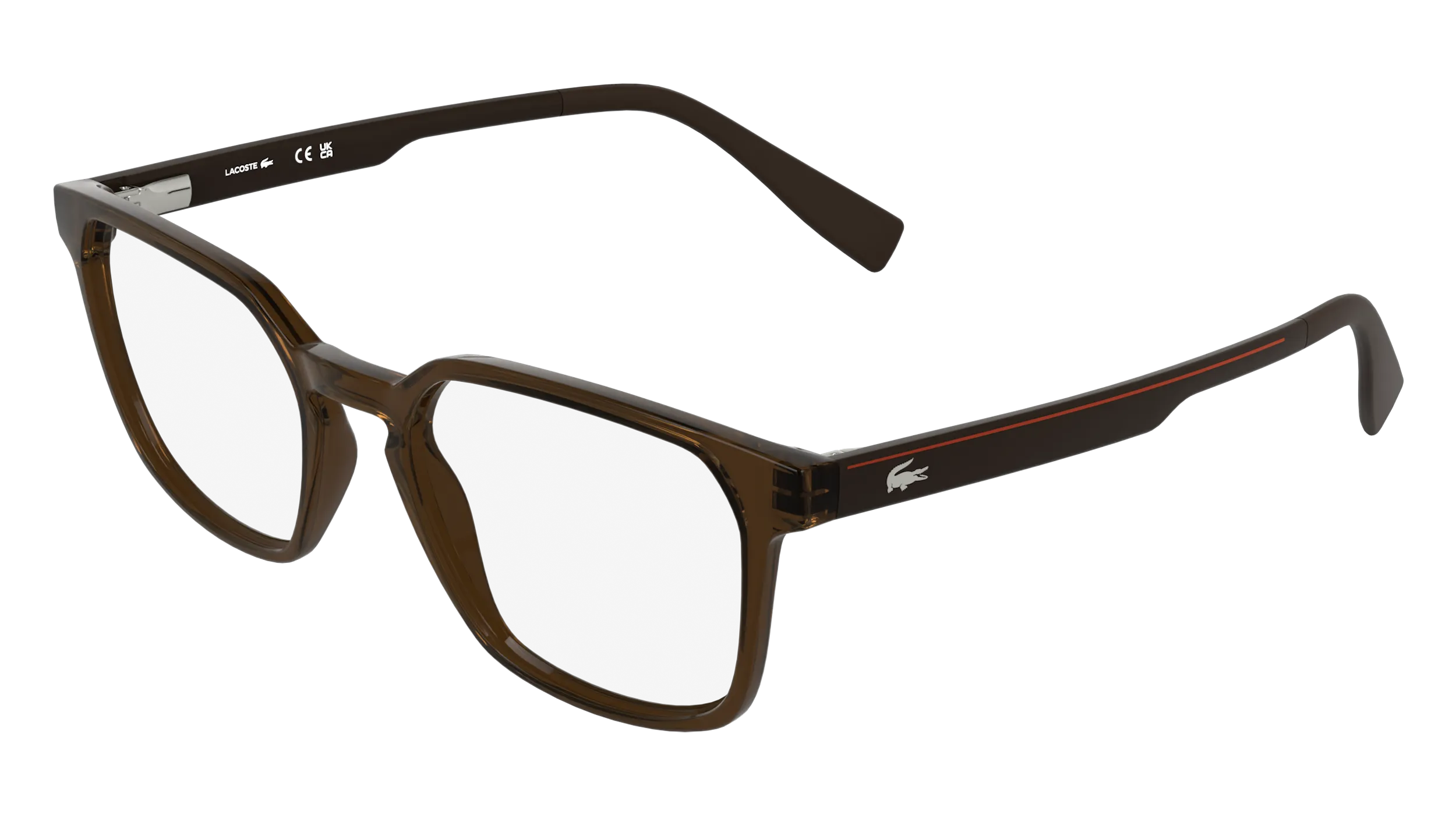 Lacoste L4006 210 Montature da vista Bio-iniettato Marrone Squadrata Normale - immagine 1