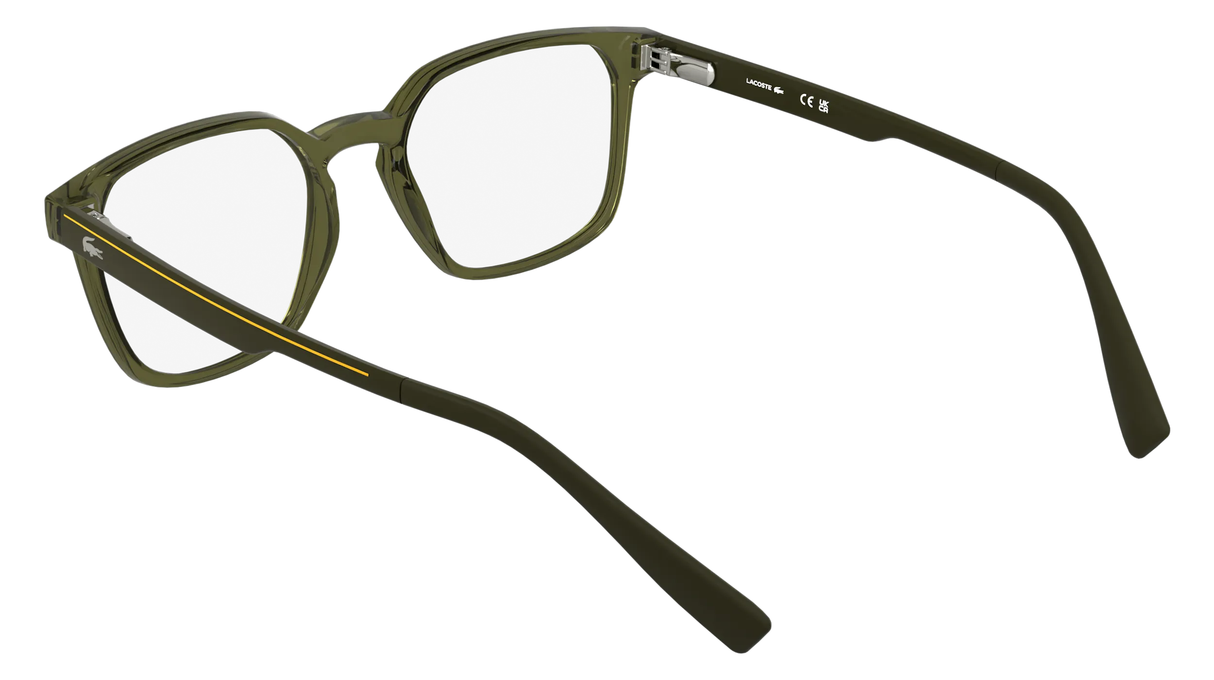 Lacoste L4006 310 Montature da vista Bio-iniettato Verde Squadrata Normale - immagine 4